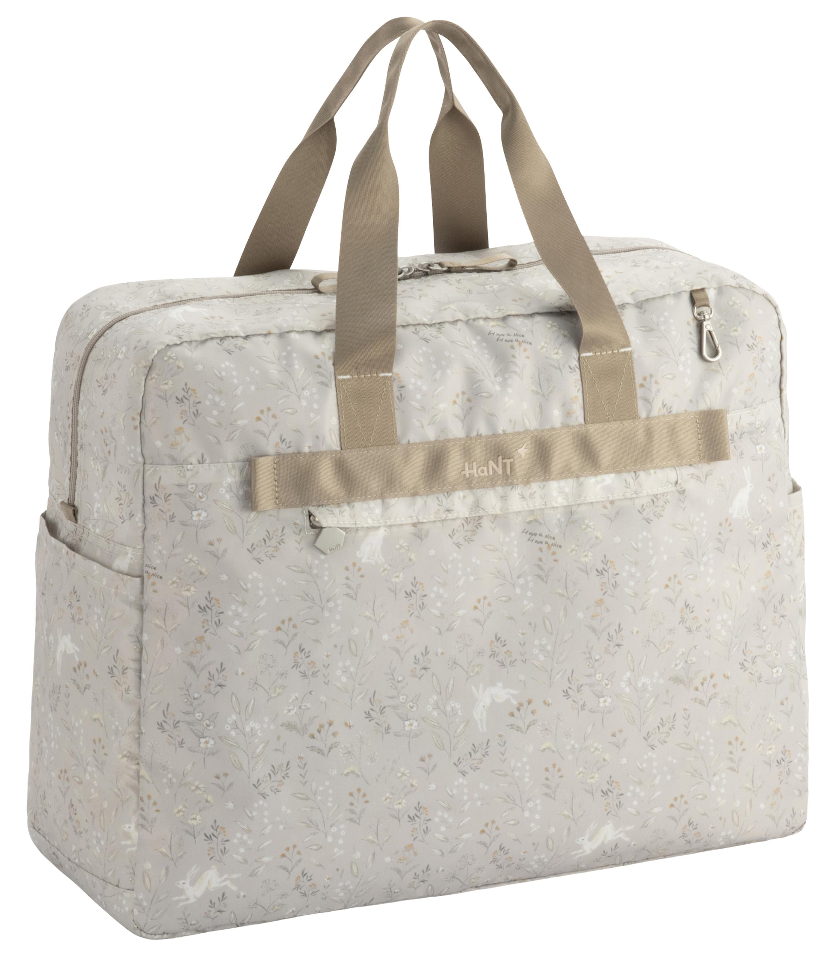 ACEBOSTON BAG GREY FLOWER STORAGEBAG
