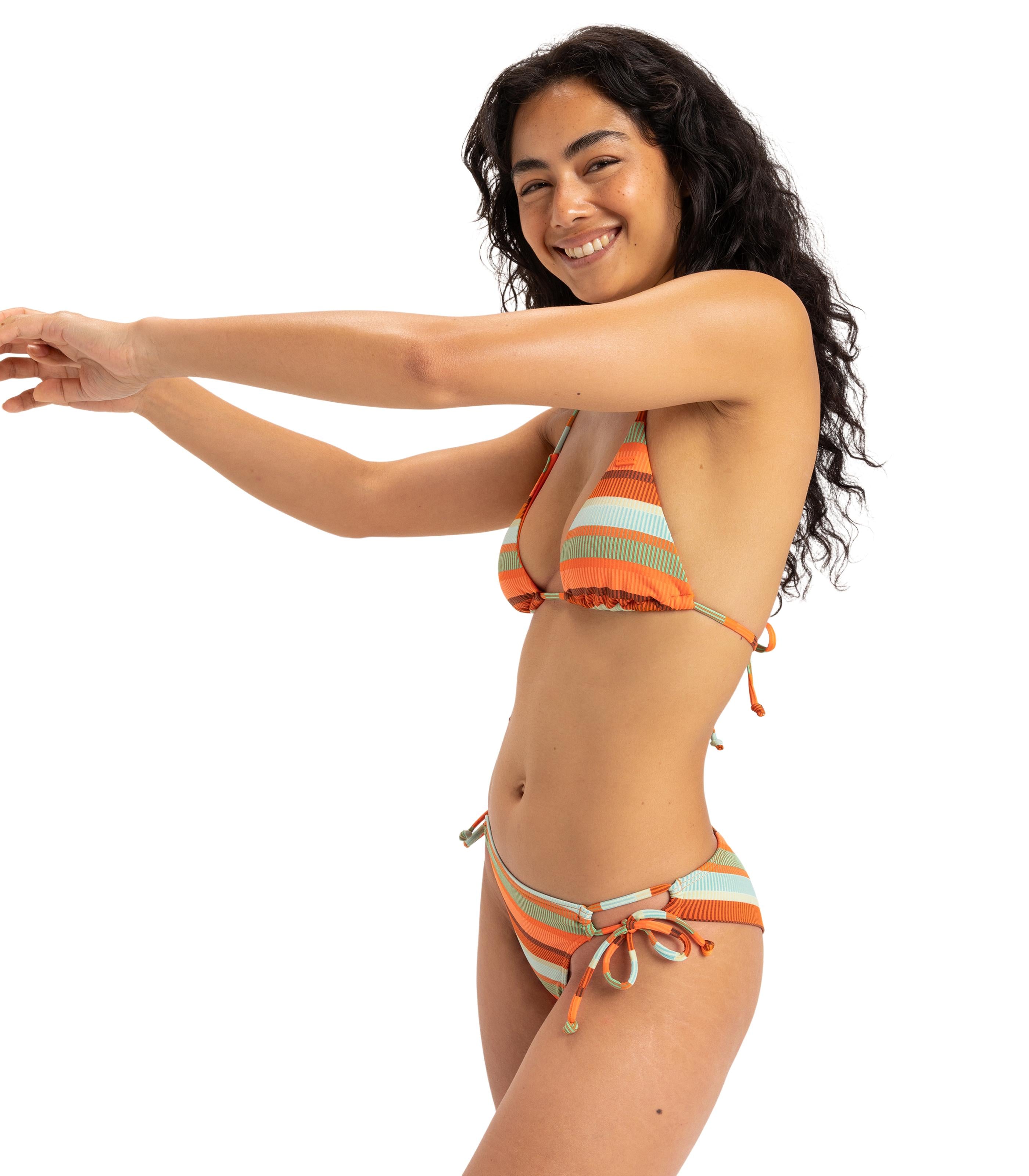ROXYSunset Stripe Ts Cheeky Bikini Bottom