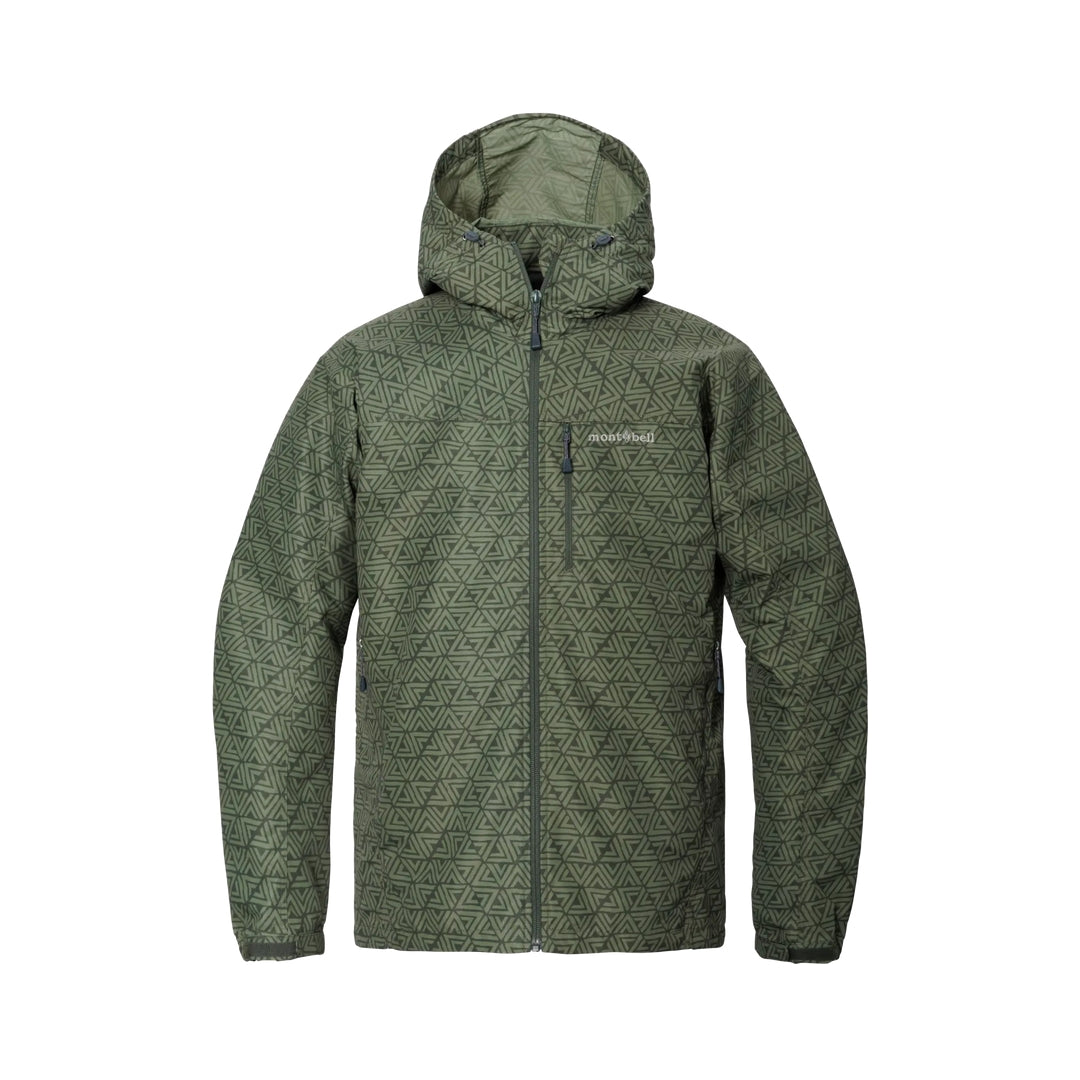 MONTBELLOd Prnt Hooded Jacket M Rain Jacket/ Parka