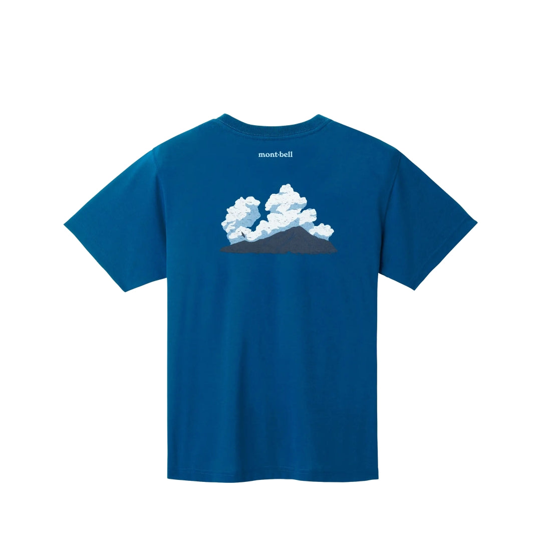 MONTBELLPs Cotton T Summer Clouds Short Sleeves Polo