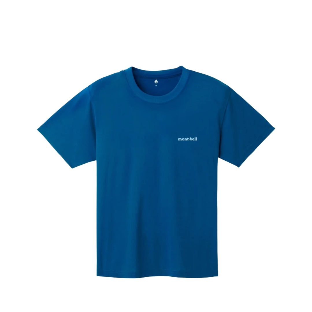 MONTBELLPs Cotton T Summer Clouds Short Sleeves Polo