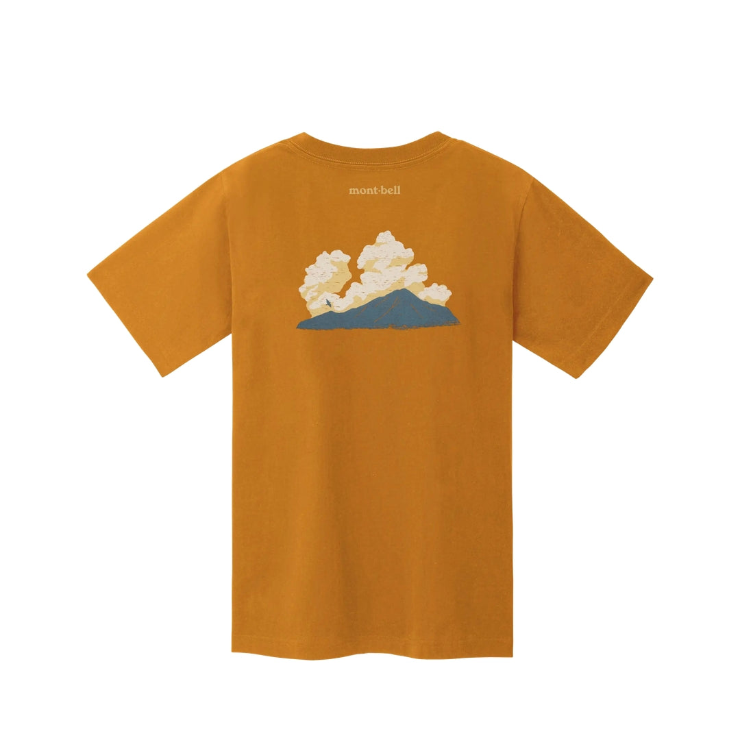 MONTBELLPs Cotton T Summer Clouds Short Sleeves Polo