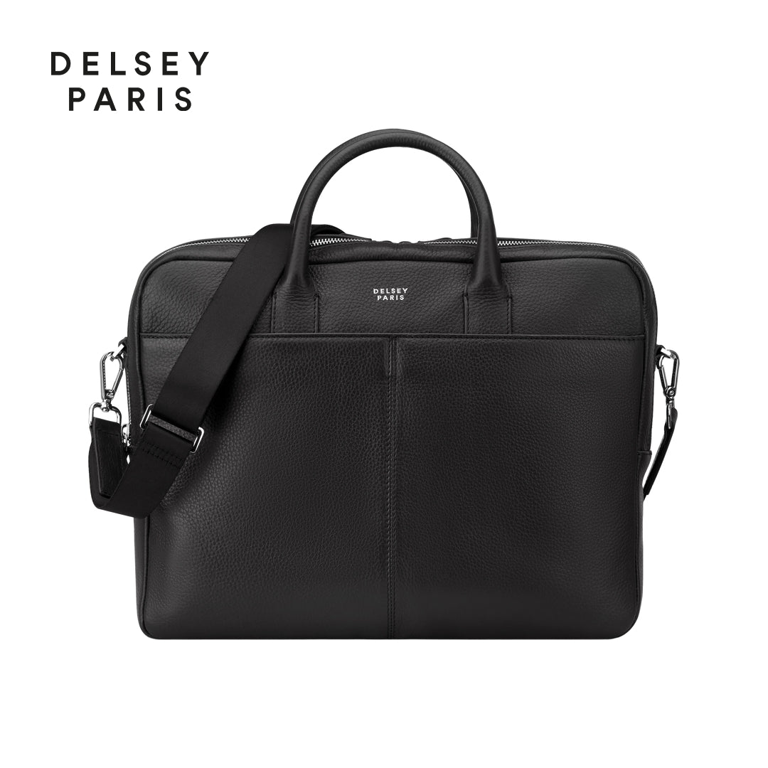 DELSEY PARISLe Cuir Graine Briefcase/Laptop Bag
