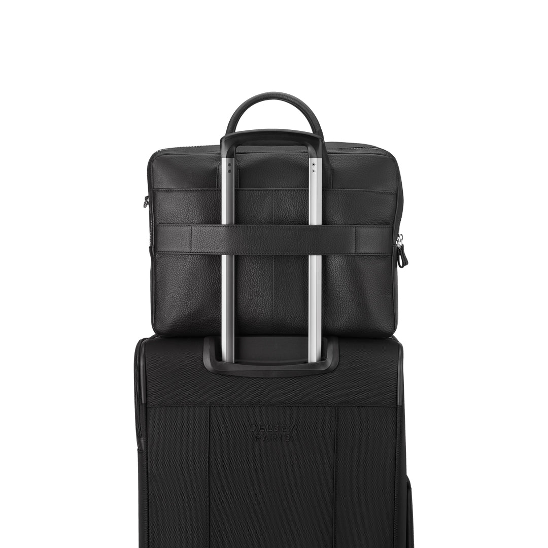 DELSEY PARISLe Cuir Graine Briefcase/Laptop Bag