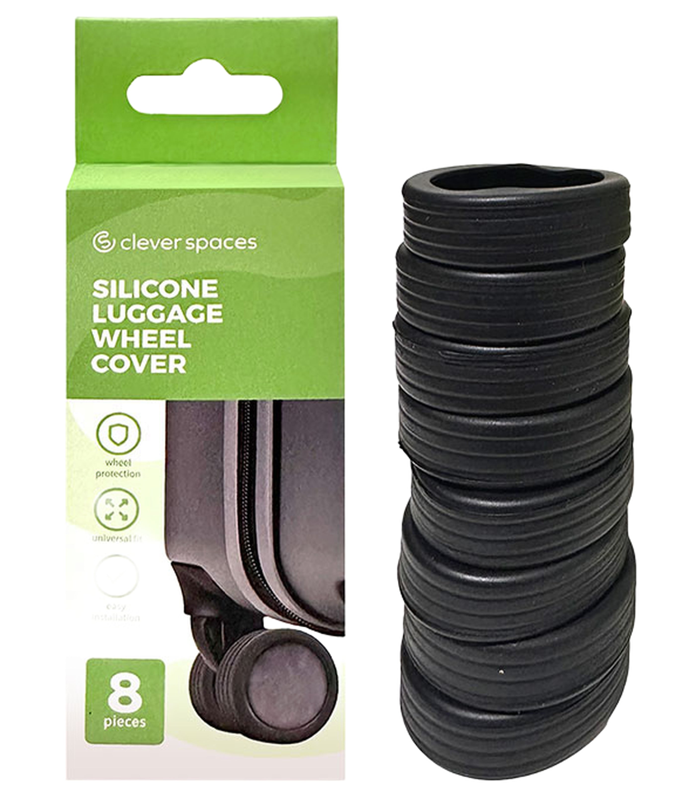 CLEVER SPACESSilicone Luggage Wheel Cover