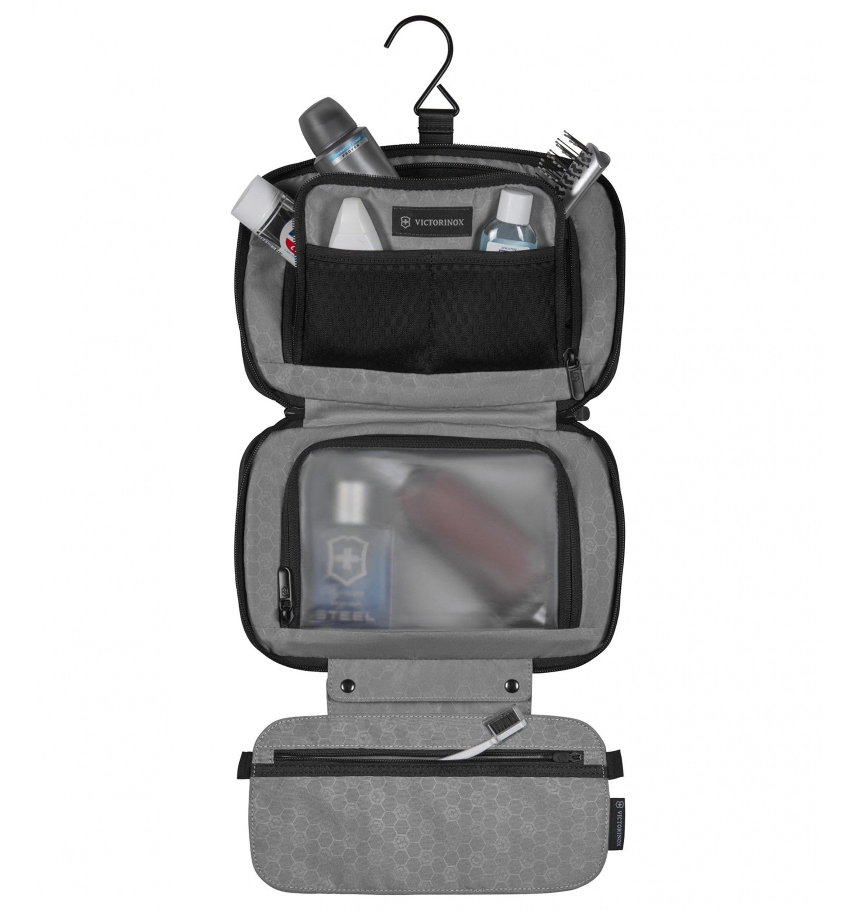 VICTORINOXTRAVEL ACCESSORIES 5.0 ZIP-AROUND TRAVEL KIT BLACK
