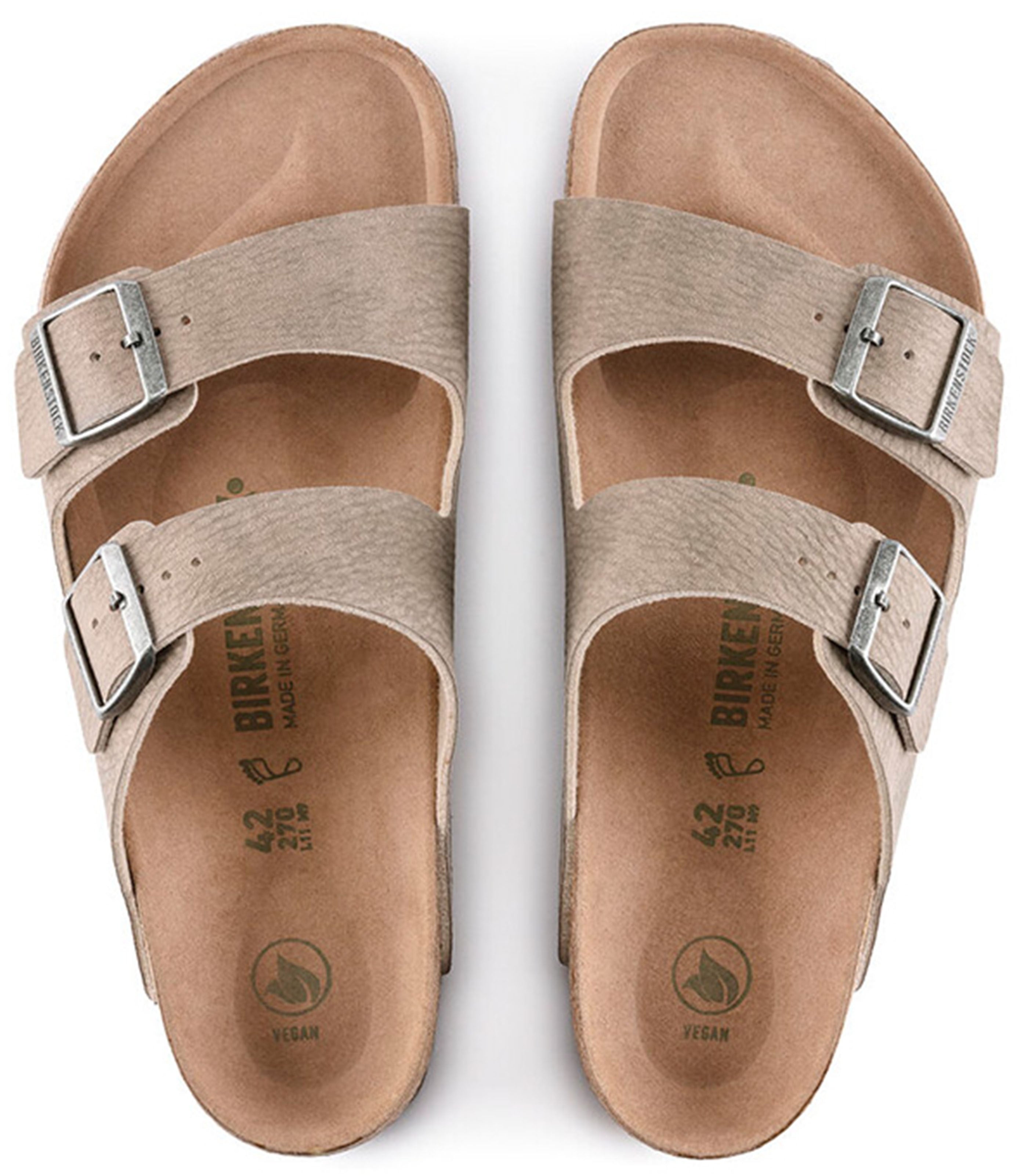 BIRKENSTOCKArizona Desert Dust Mens Gray Taupe