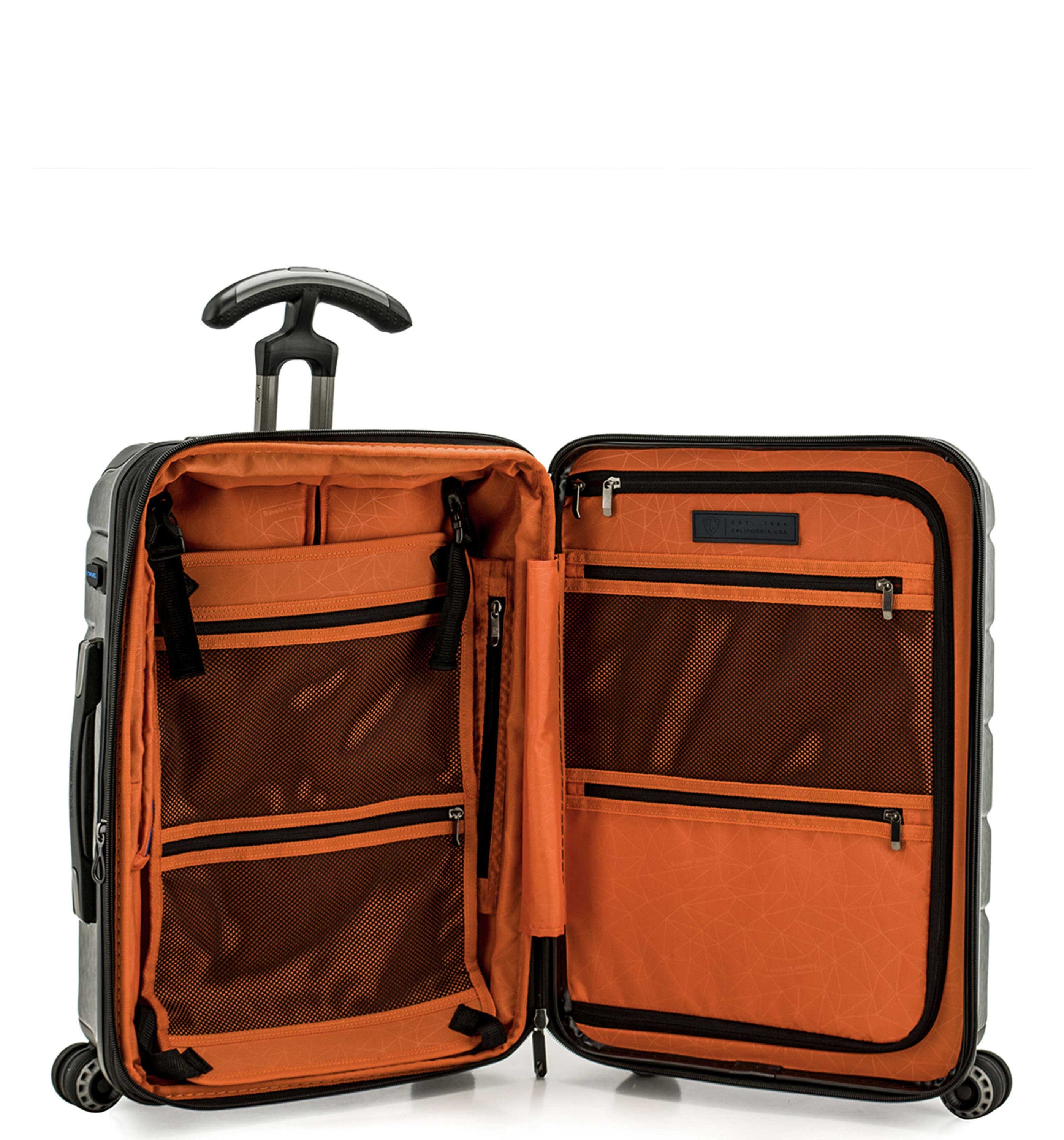 TRAVELERS CHOICESilverwood II Carry-On Spinner Grey