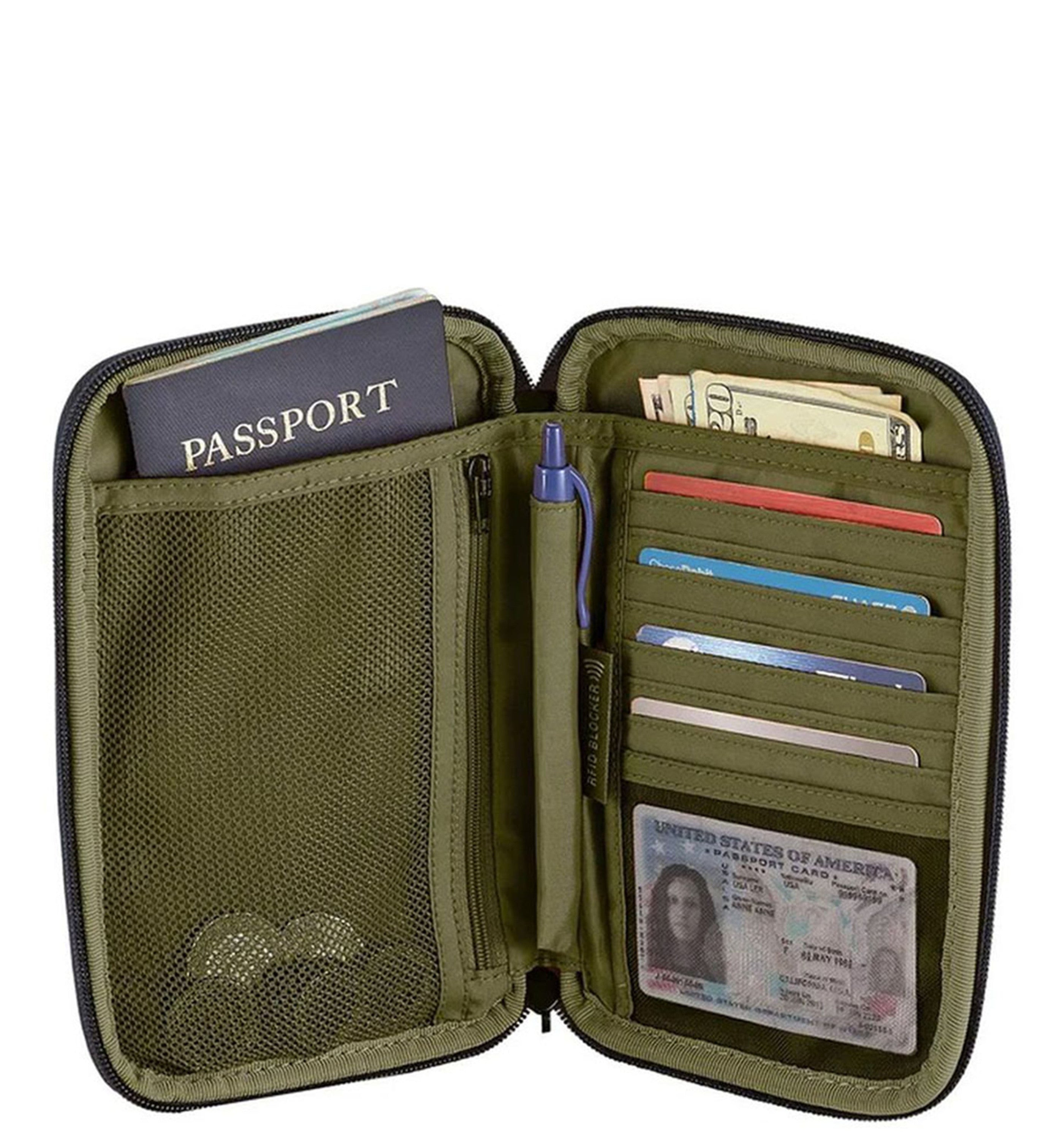 EAGLE CREEKRfid Travel Zip Orgnizer Jet Black