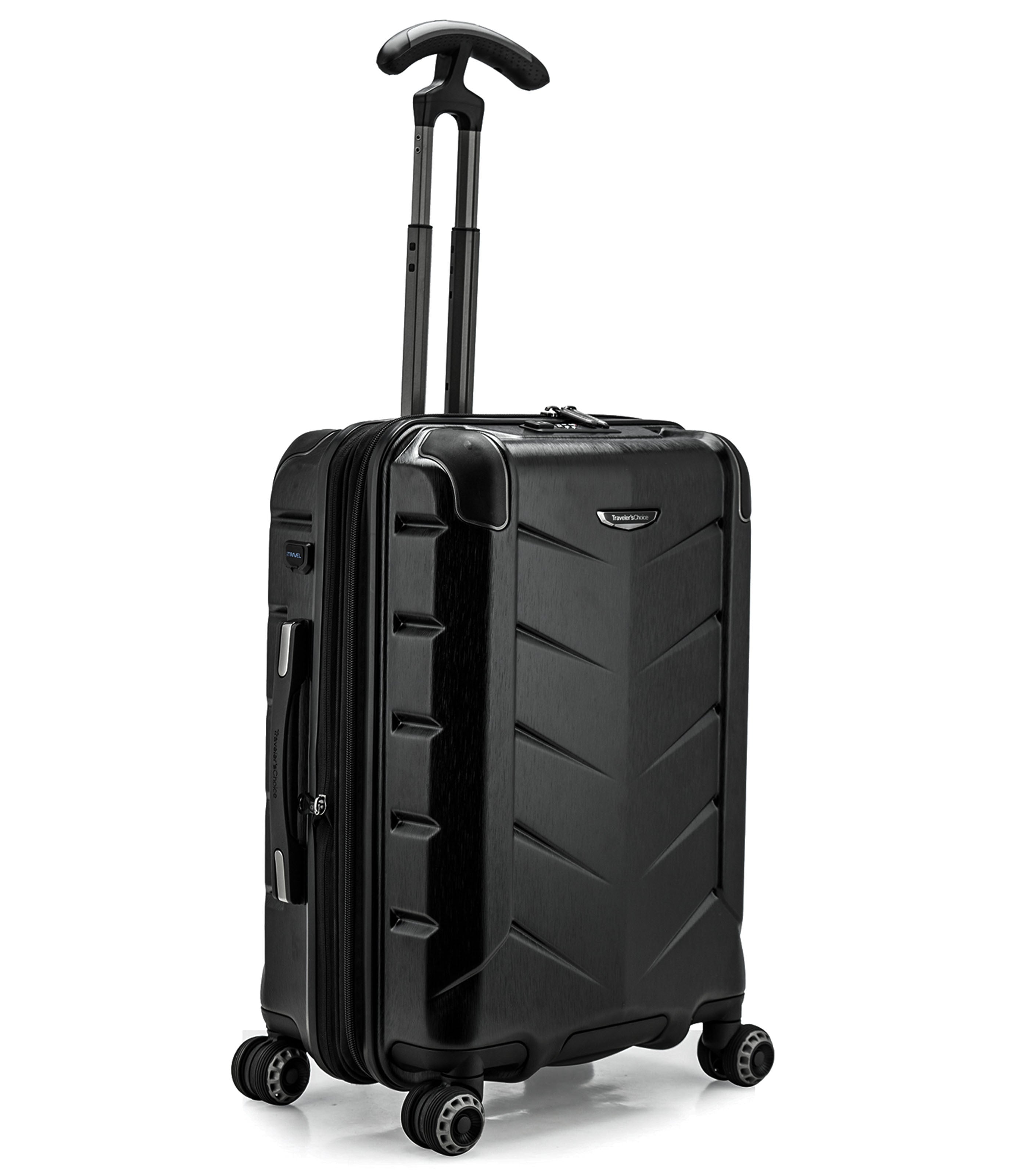 TRAVELERS CHOICESilverwood II Carry-On Spinner 21" Black