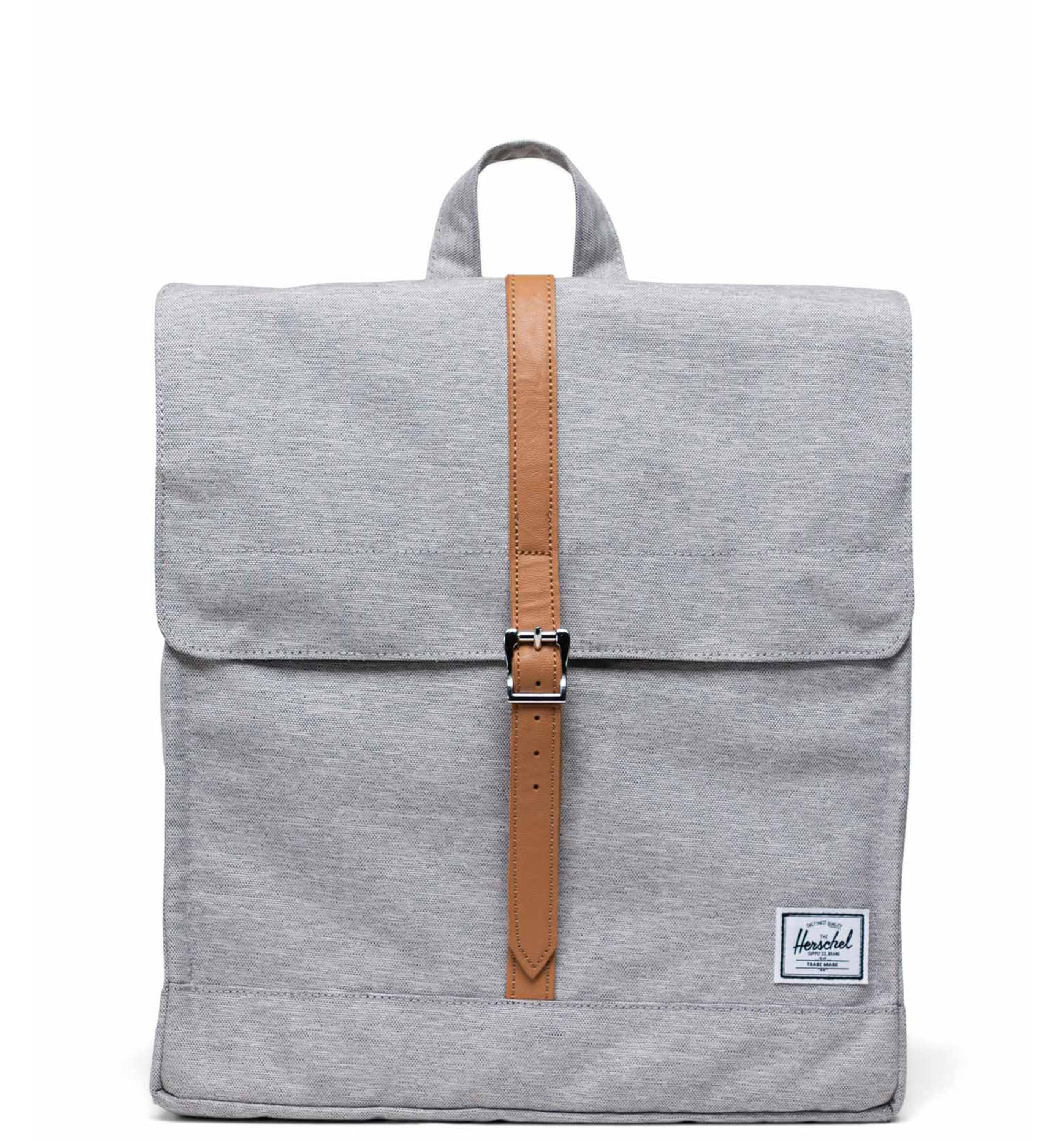 HERSCHELHerschel City Mid Light Grey Crosshatch/Natural Backpack