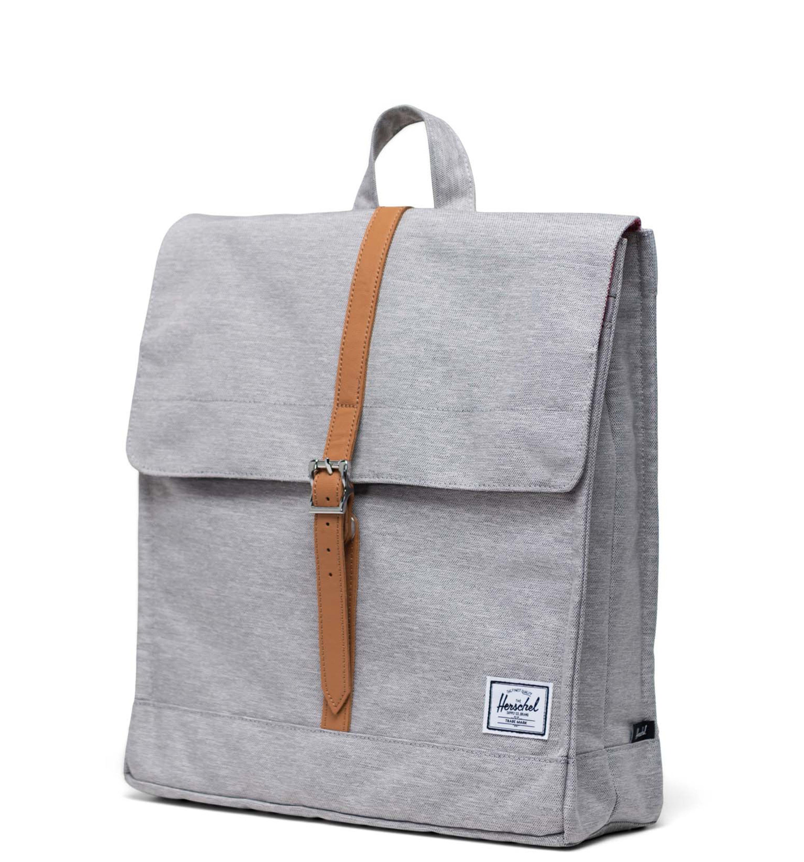 HERSCHELHerschel City Mid Light Grey Crosshatch/Natural Backpack
