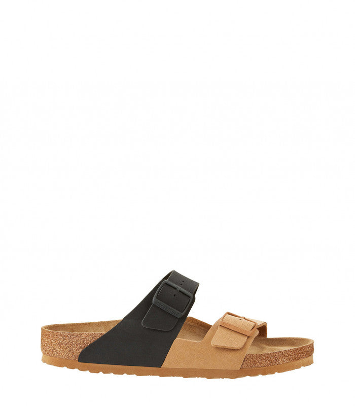BIRKENSTOCKArizona Split Geometry Mens Cork Brown