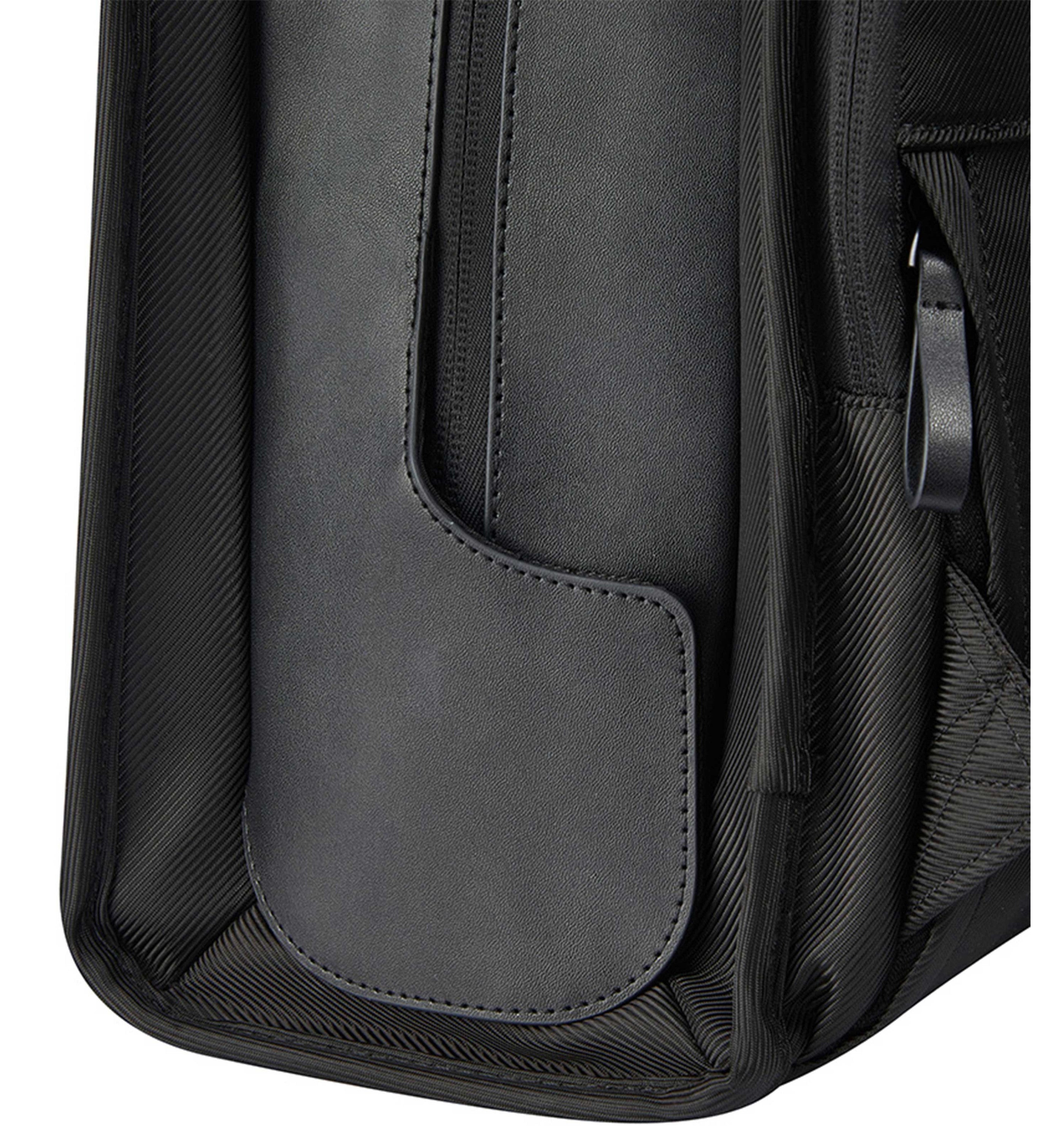 DELSEY PARISARCHE 2-CPT 14" SATCHEL BAG BLACK