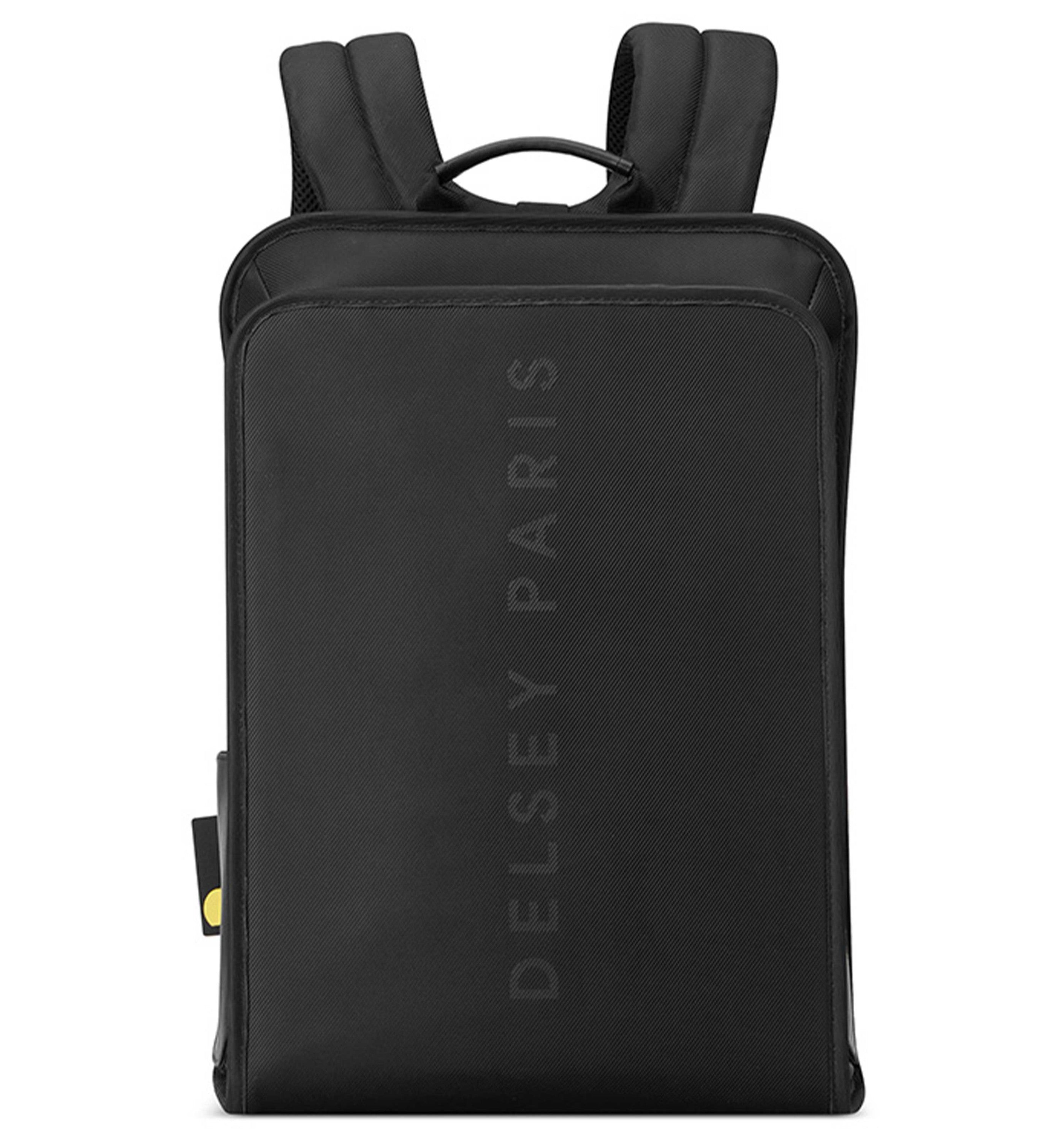 DELSEY PARISARCHE 2-CPT 14" BACKPACK BLACK