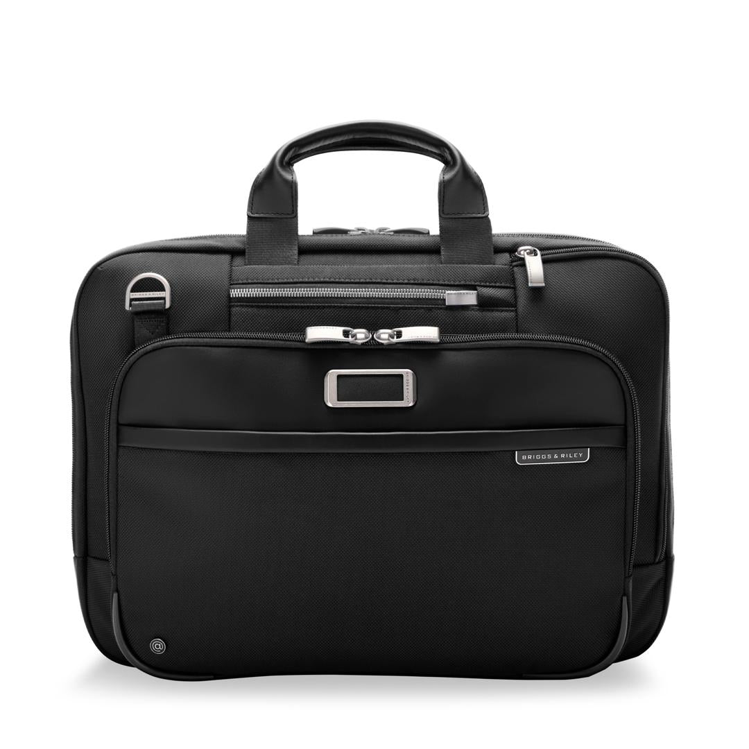 Briggs & RileyBRIG BAG US 789411055491 MED EXPANDABLE BRIEF BLACK LAPTOPBAG -