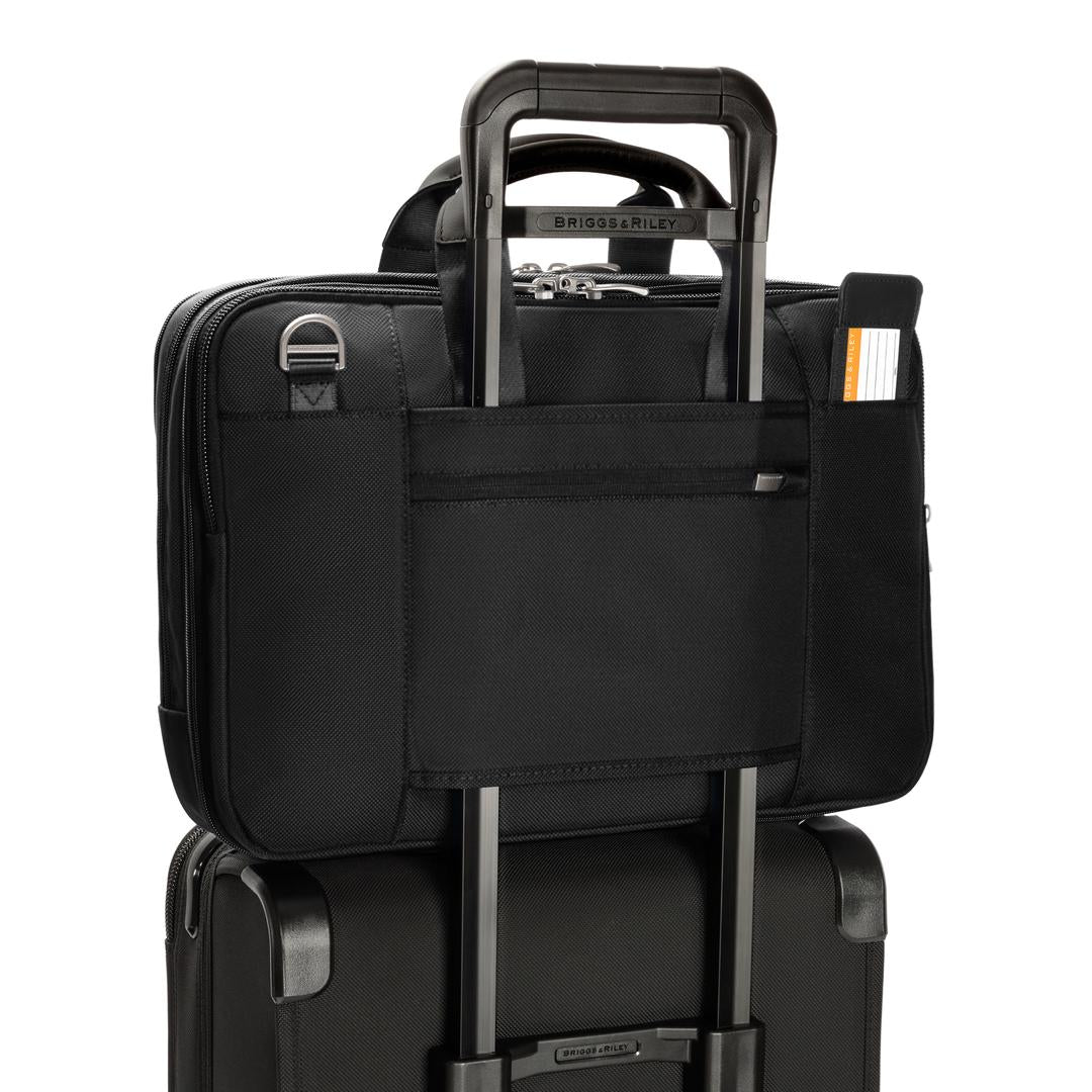 Briggs & RileyBRIG BAG US 789411055491 MED EXPANDABLE BRIEF BLACK LAPTOPBAG -