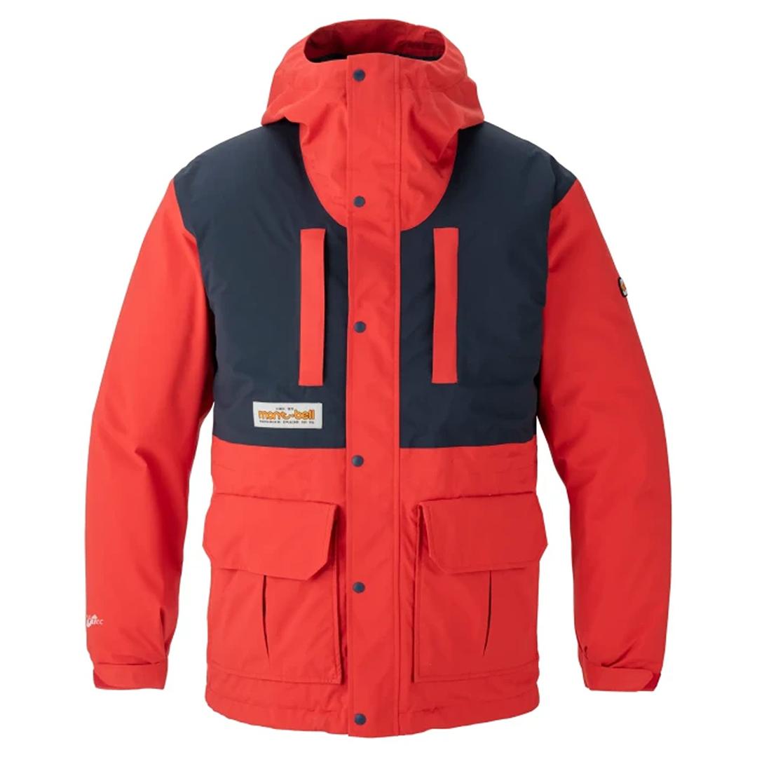 MONTBELLMONTBELL SUPER DRU PARKA 50TH RED UNISEX RAIN JACKET/ PARKA
