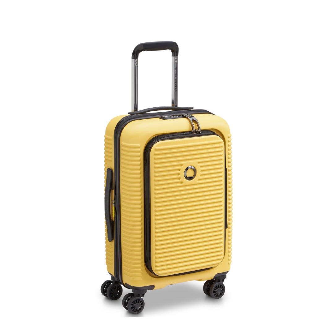 DELSEY PARISDelsey Paris Freestyle Front Opening 55cm (Small) Yellow Luggage