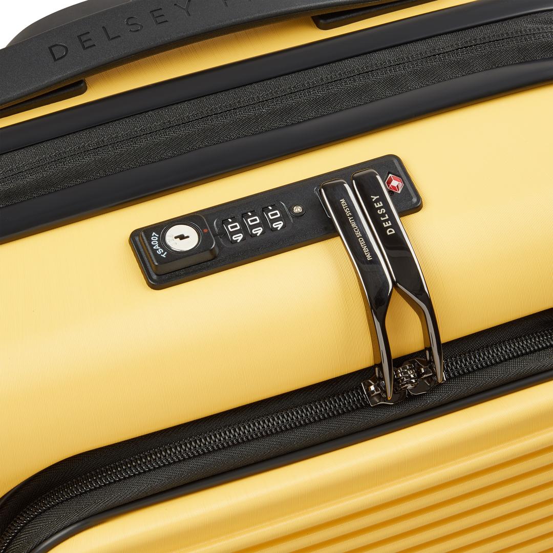 DELSEY PARISDelsey Paris Freestyle Front Opening 55cm (Small) Yellow Luggage