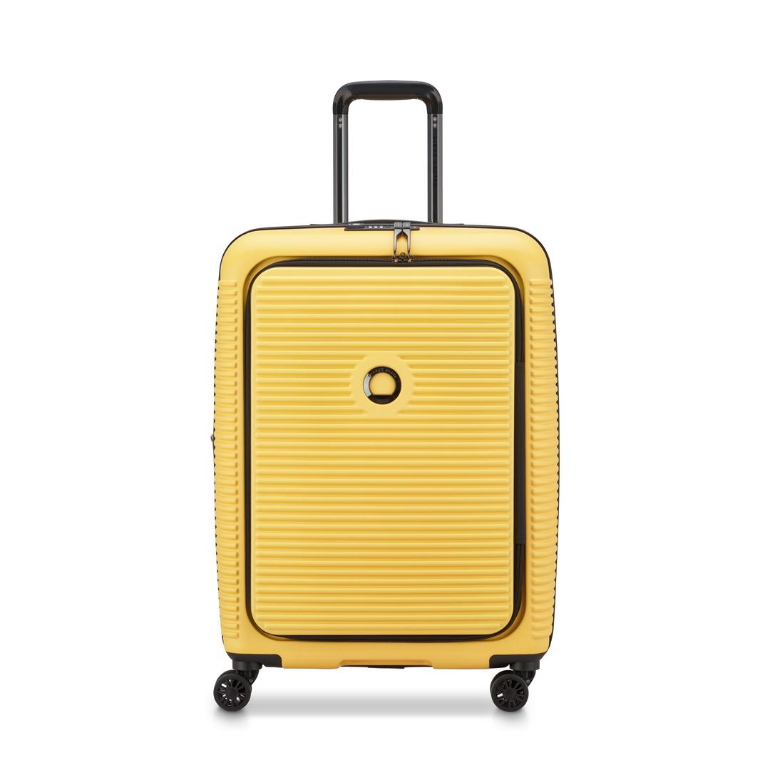DELSEY PARISDelsey Paris Freestyle Front Opening 66cm (Medium) Yellow Luggage