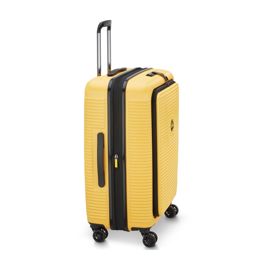 DELSEY PARISDelsey Paris Freestyle Front Opening 66cm (Medium) Yellow Luggage