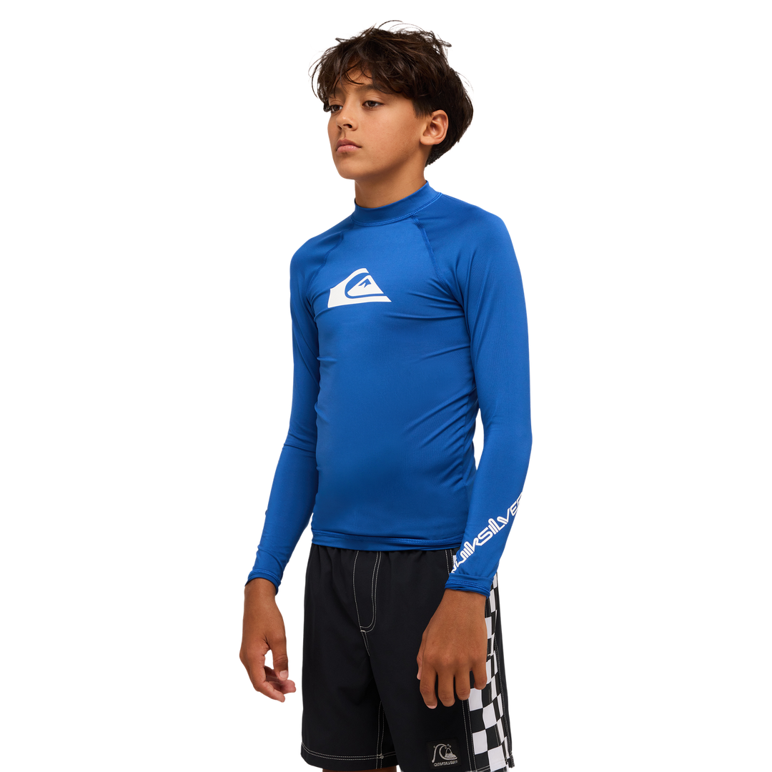 QUIKSILVERAll Time Ls Youth Id Rashguards Longsleeve