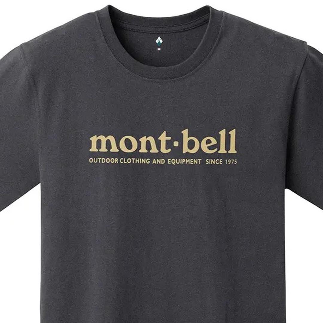 MontbellPear Skin Cotton T Mont-Bell Short Sleeves Shirt Dark Gray
