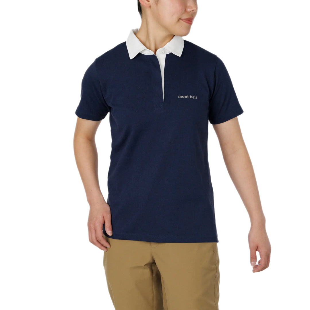 MONTBELLWIC RUGGER SHIRT H/S W'S NV26 SHIRT