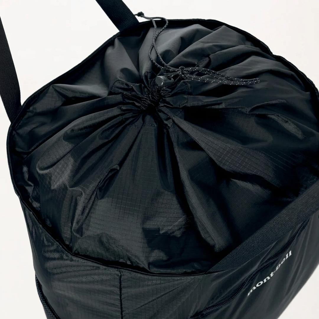 MONTBELLMontbell Pocketable Light Tote M Black Unisex Tote Bag