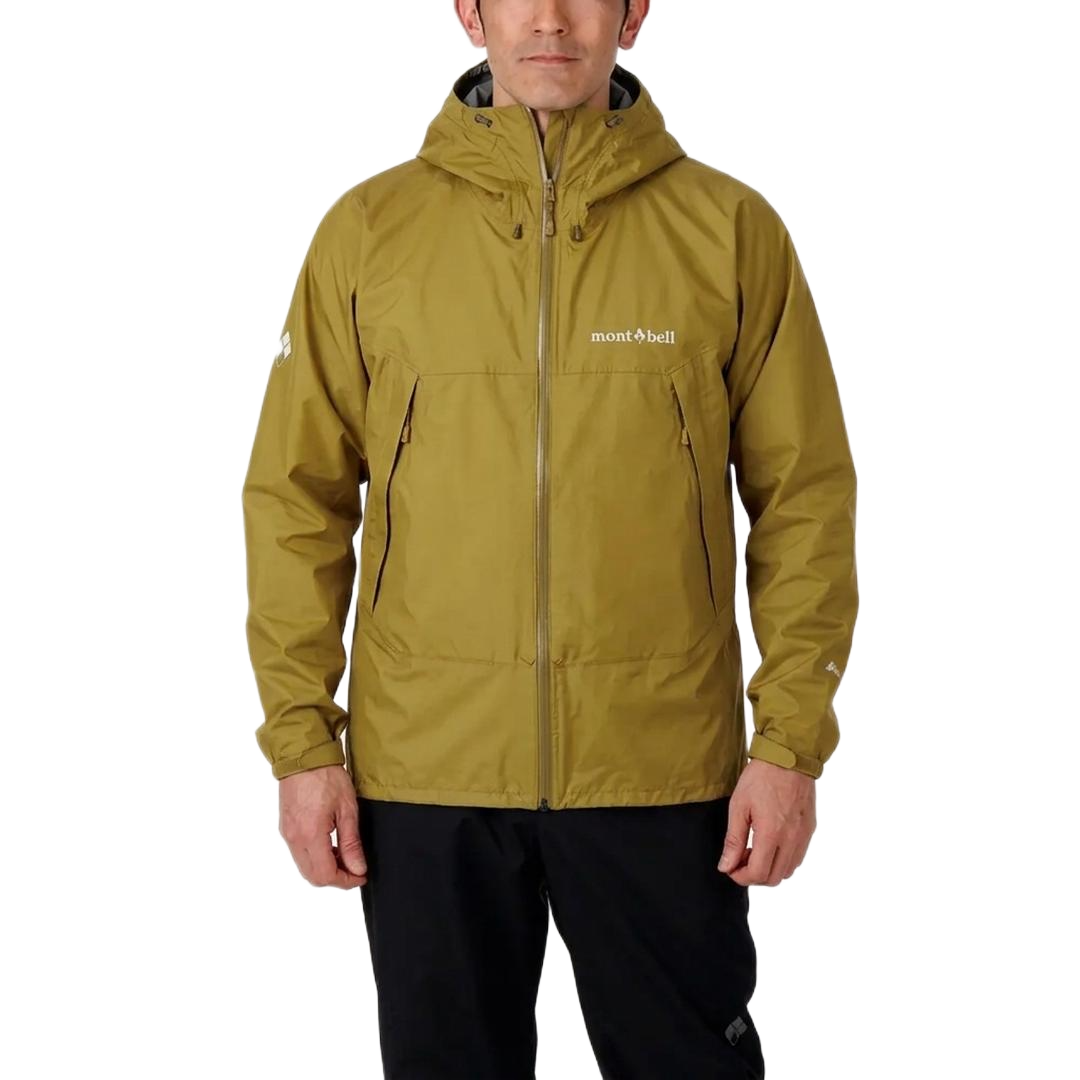 MONTBELLMontbell Rain Hiker Jacket Khaki Mens Rain Jacket/ Parka