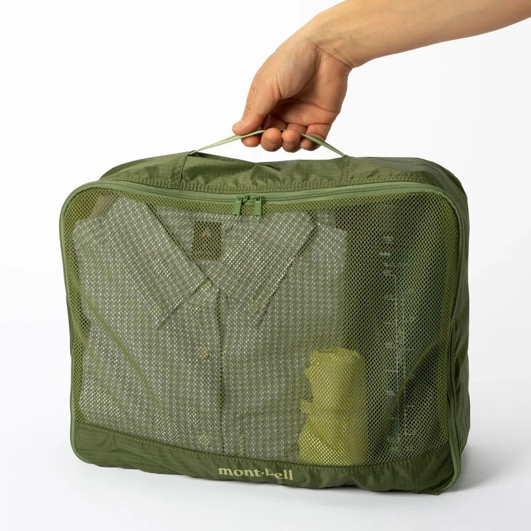 MontbellMesh Case L Cosmetic Bag/Toiletry Case Green