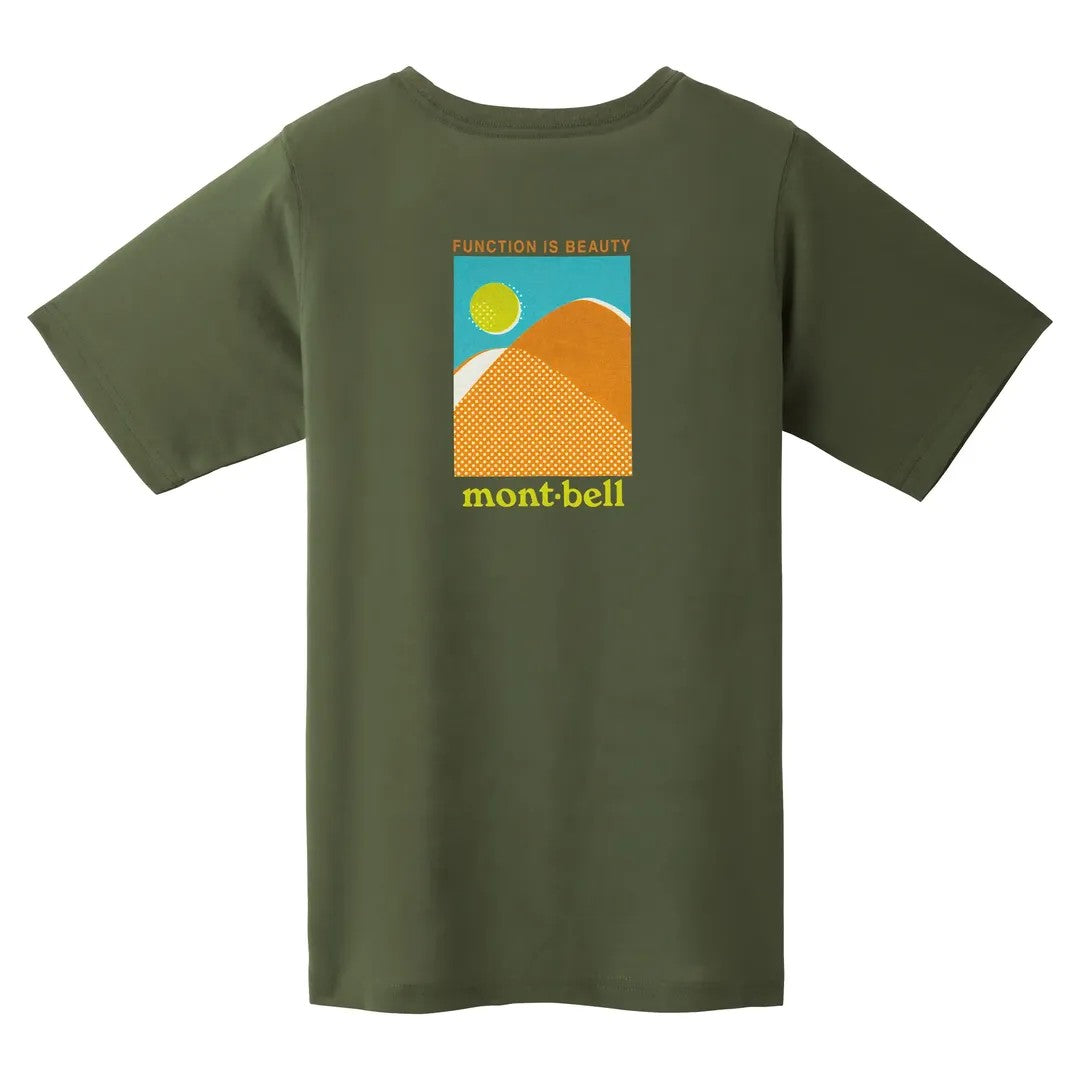 MontbellWickron T Mountains & Sun Short Sleeves Shirt Khaki