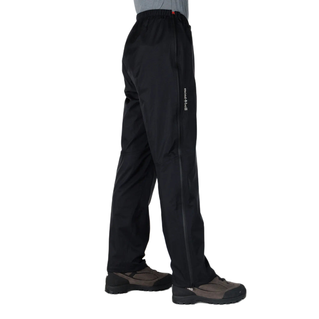 MONTBELLDRYTEC FULLZIP RAINPT M'S BK PANTS