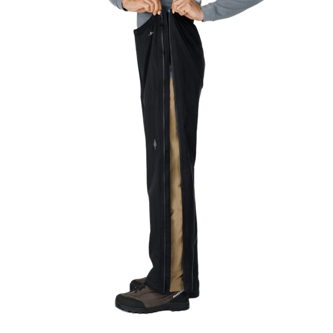 MONTBELLDRYTEC FULLZIP RAINPT M'S BK PANTS