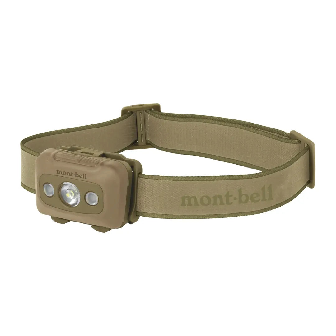 MONTBELLMontbell Multi Power Head Lamp Nature Guide Tan Camping Accessories