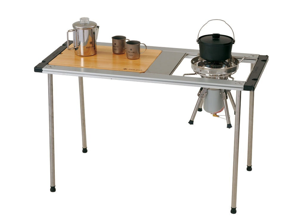 SNOW PEAKIGT WOOD TABLE WIDE BAMBOO TOP