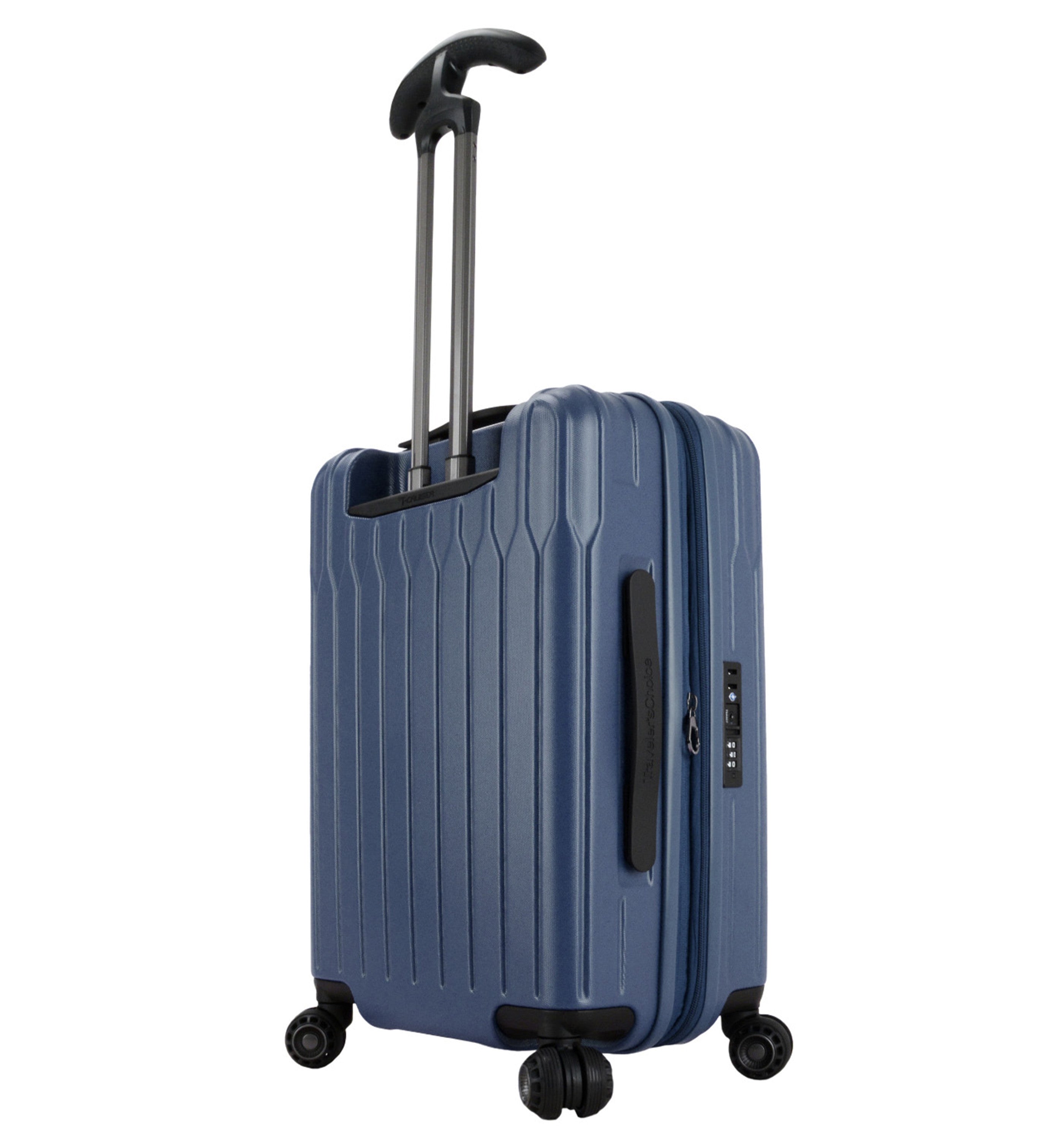 TRAVELERS CHOICETRAVELER'S CHOICE MOUNTAIN HIGH NAVY 22IN (S) LUGGAGE