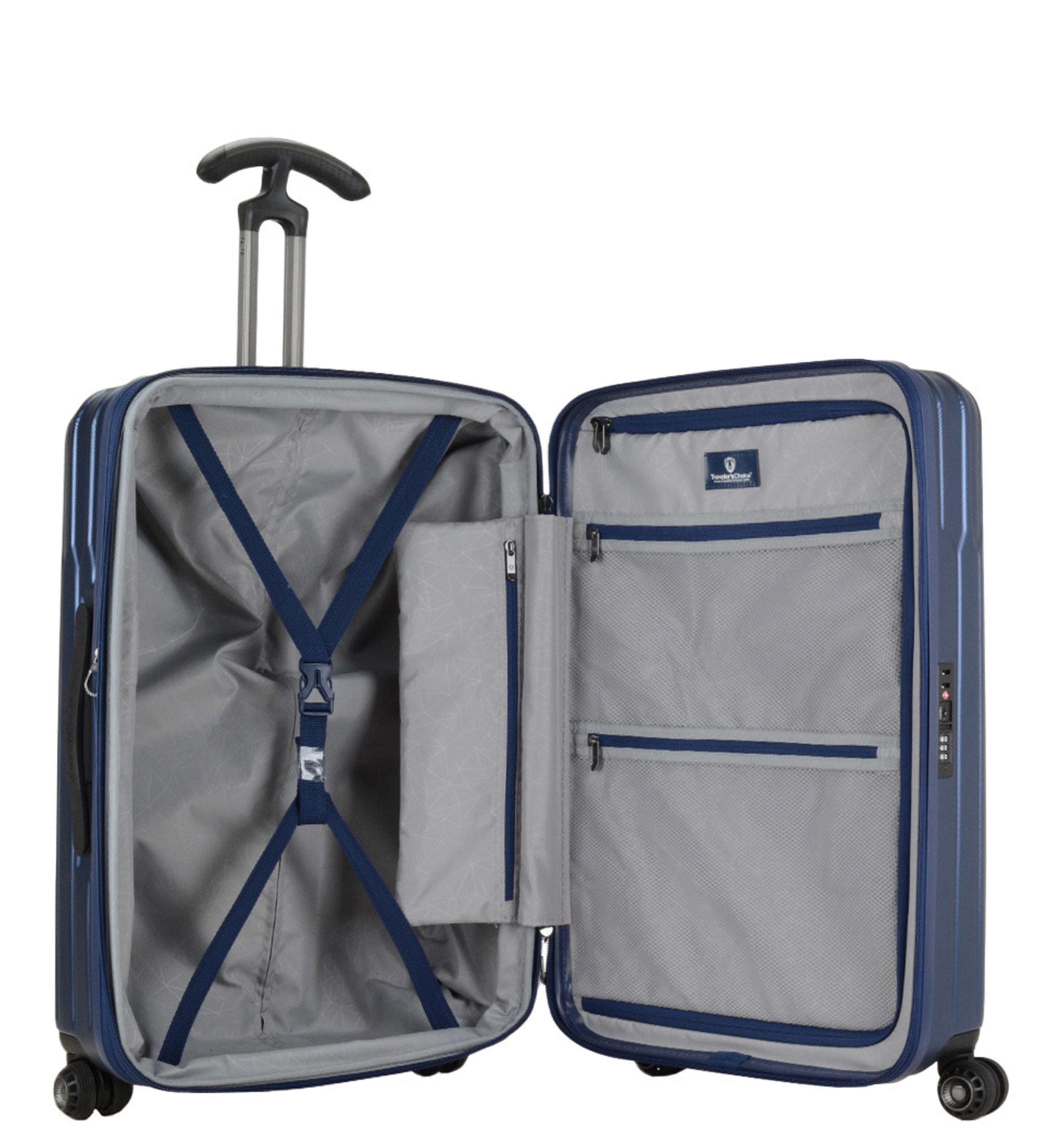 TRAVELERS CHOICETRAVELER'S CHOICE MOUNTAIN HIGH NAVY 26IN (M) LUGGAGE