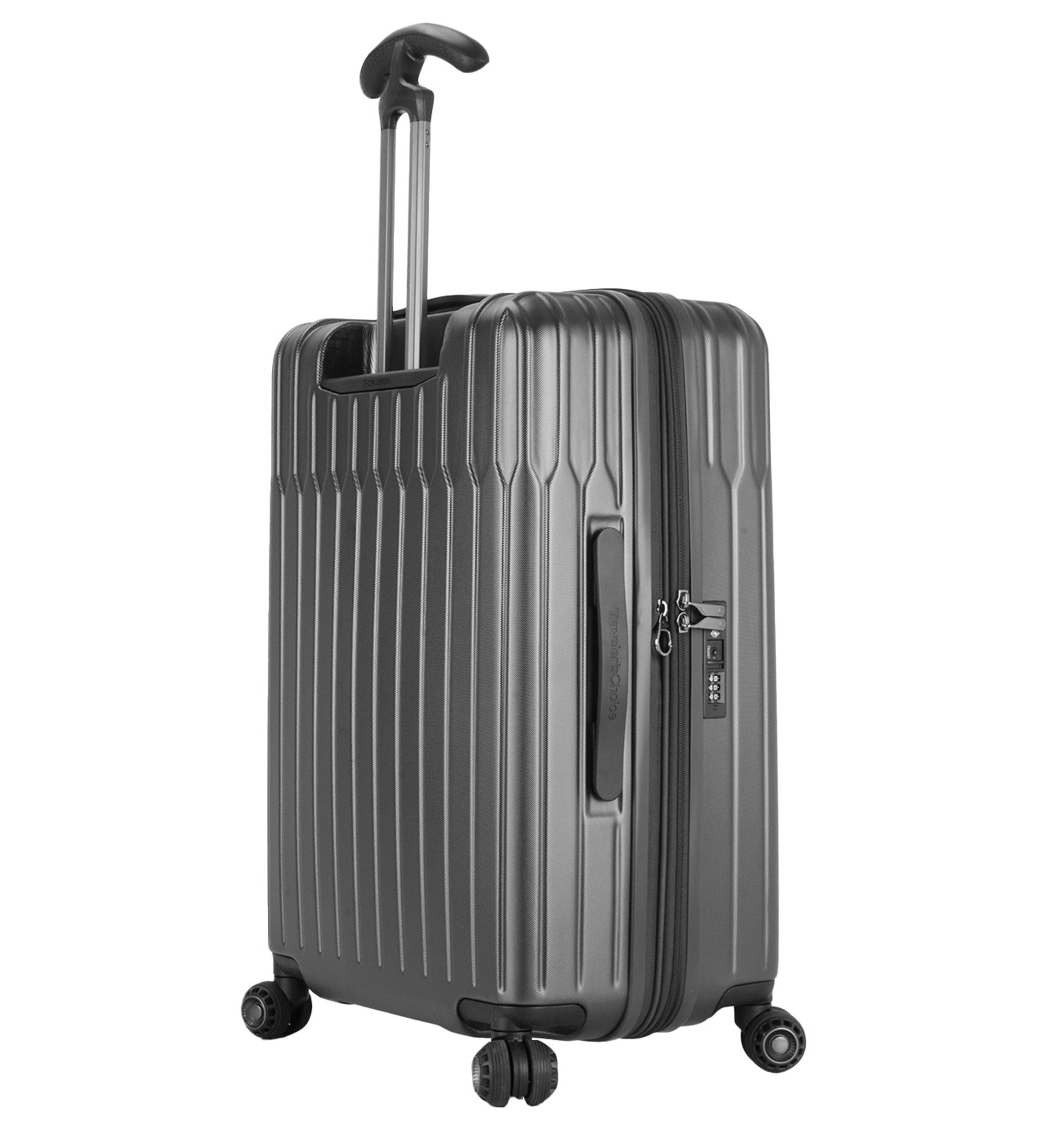 TRAVELERS CHOICETRAVELER'S CHOICE MOUNTAIN HIGH GREY 26IN (M) LUGGAGE