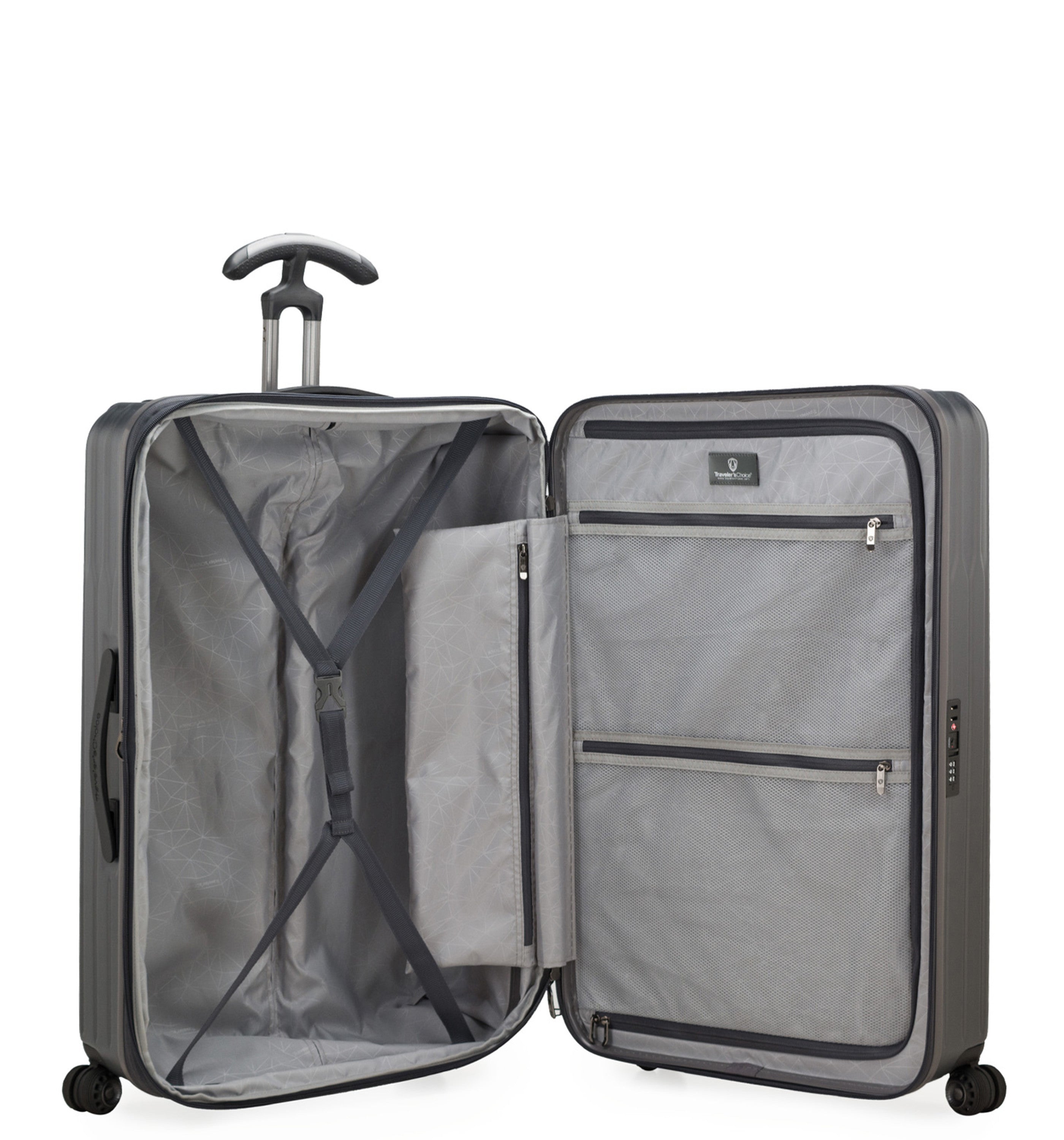 TRAVELERS CHOICETRAVELER'S CHOICE MOUNTAIN HIGH GREY 30IN (L) LUGGAGE