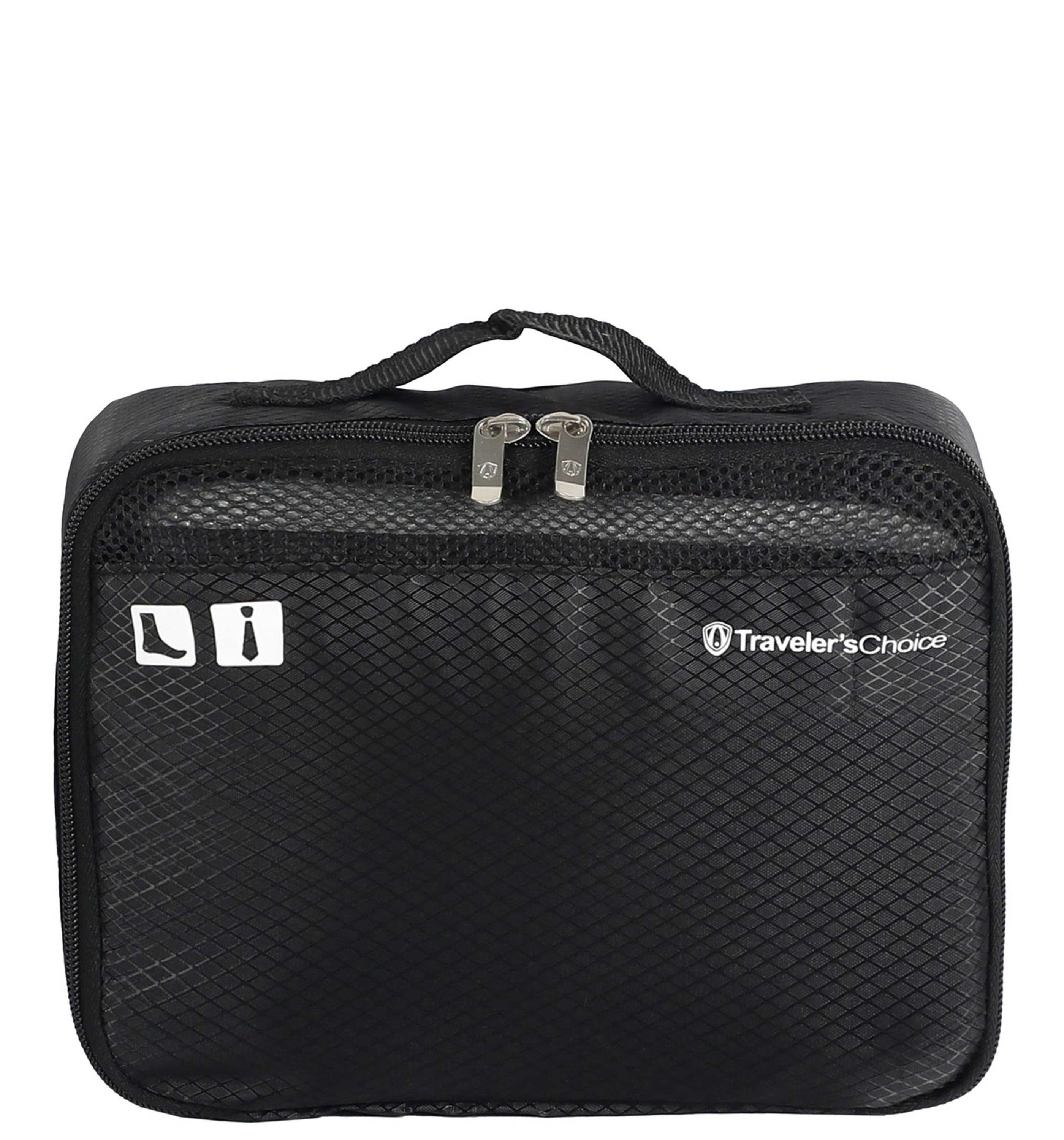 TRAVELERS CHOICETRAVELER'S CHOICE CLOVERLAND PACKING CUBES BLACK