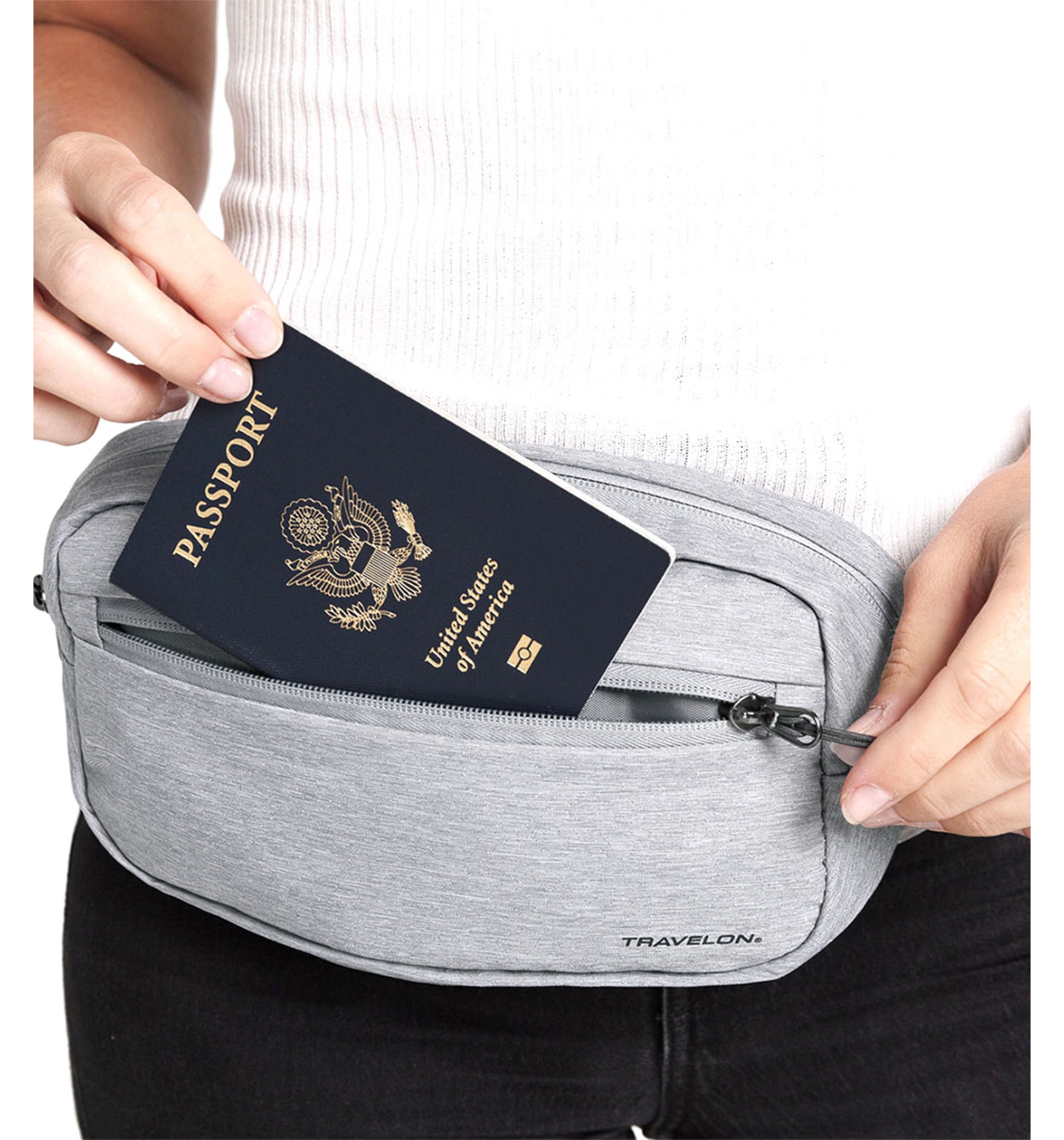 TRAVELONWorld Travel Essentials Convertible Sling Waist Pack