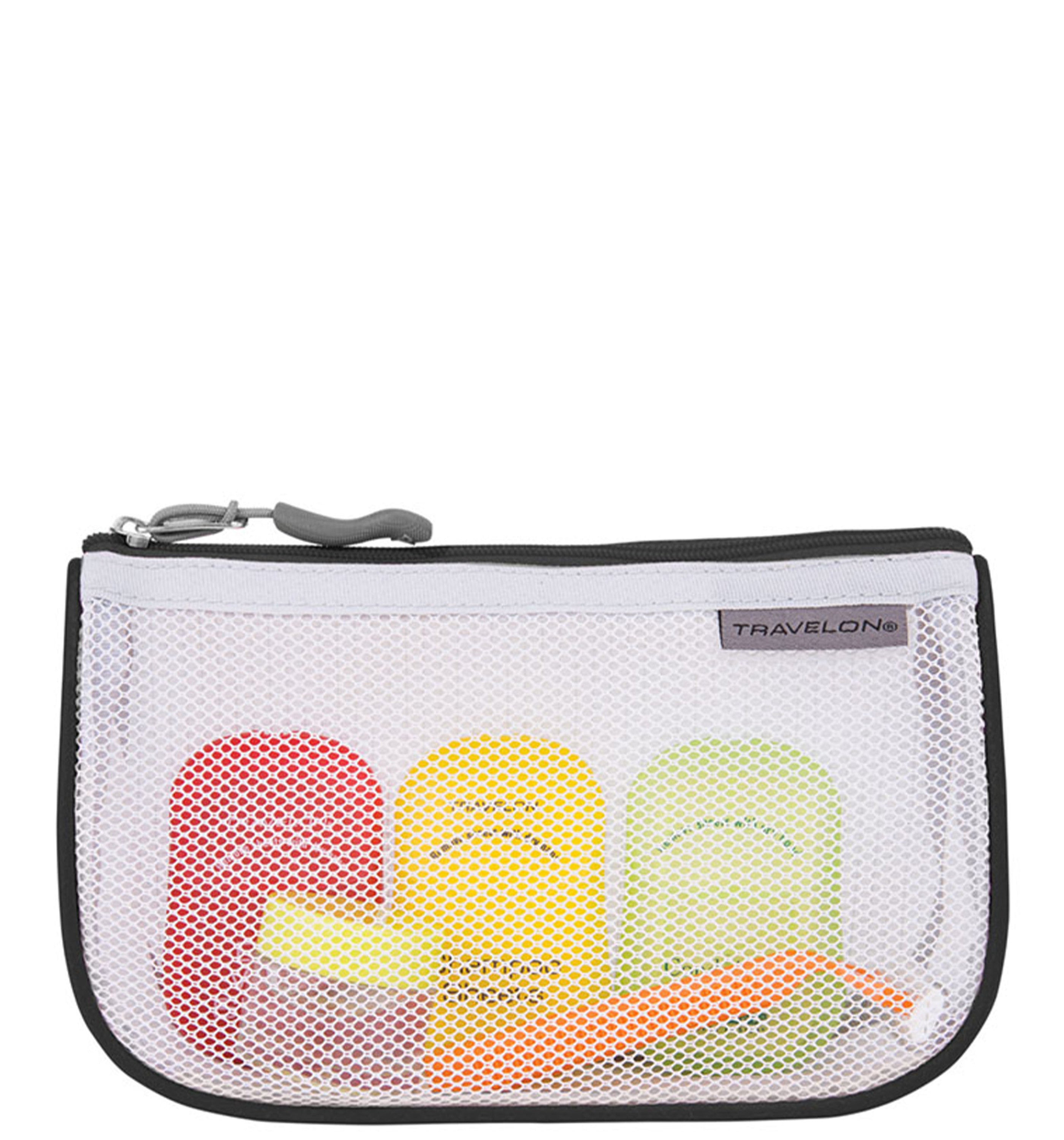 TRAVELONSet Of 3 Assorted Piped Pouches