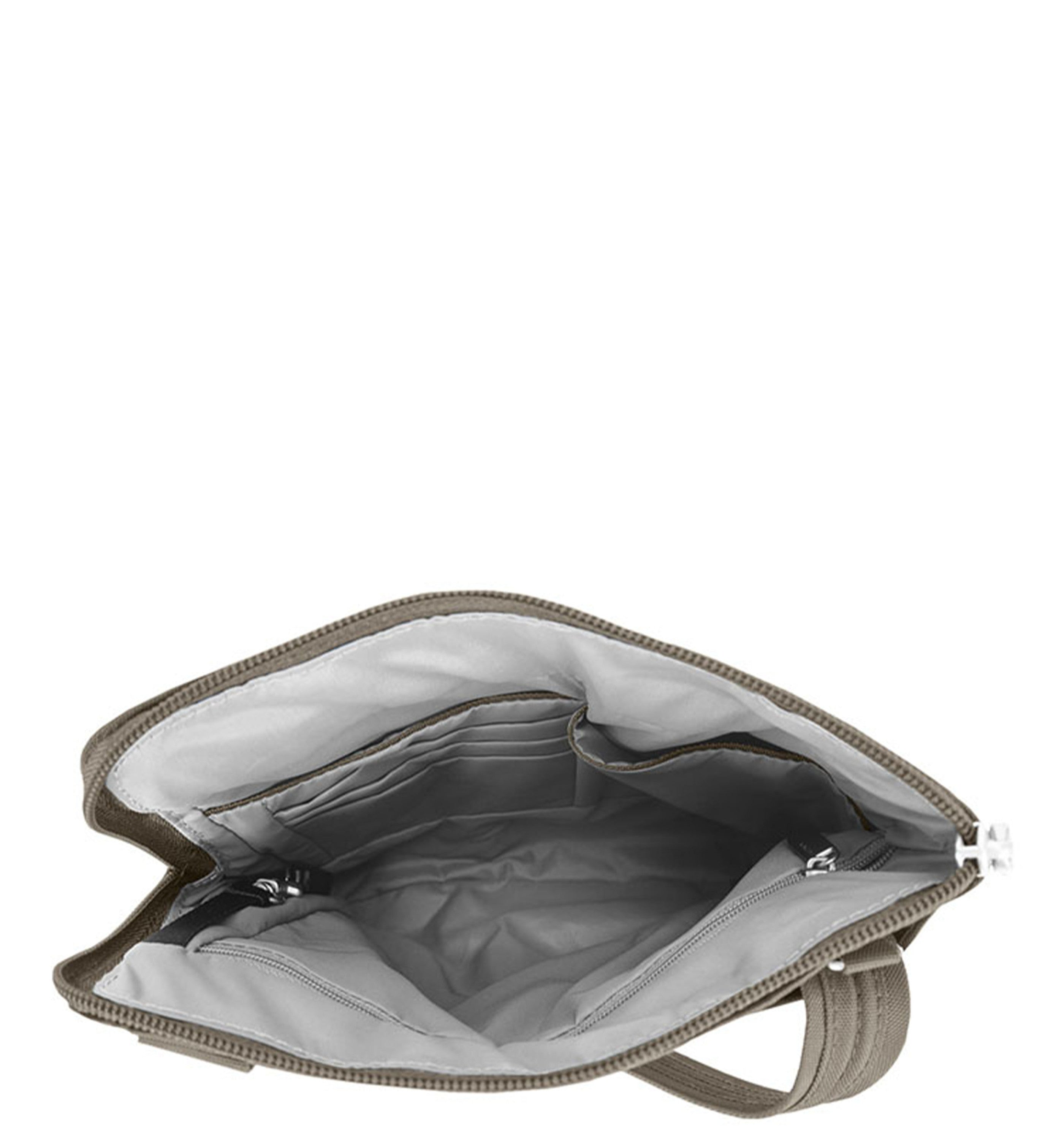 TRAVELONAnti-Theft Classic Slim Double Zip Crossbody