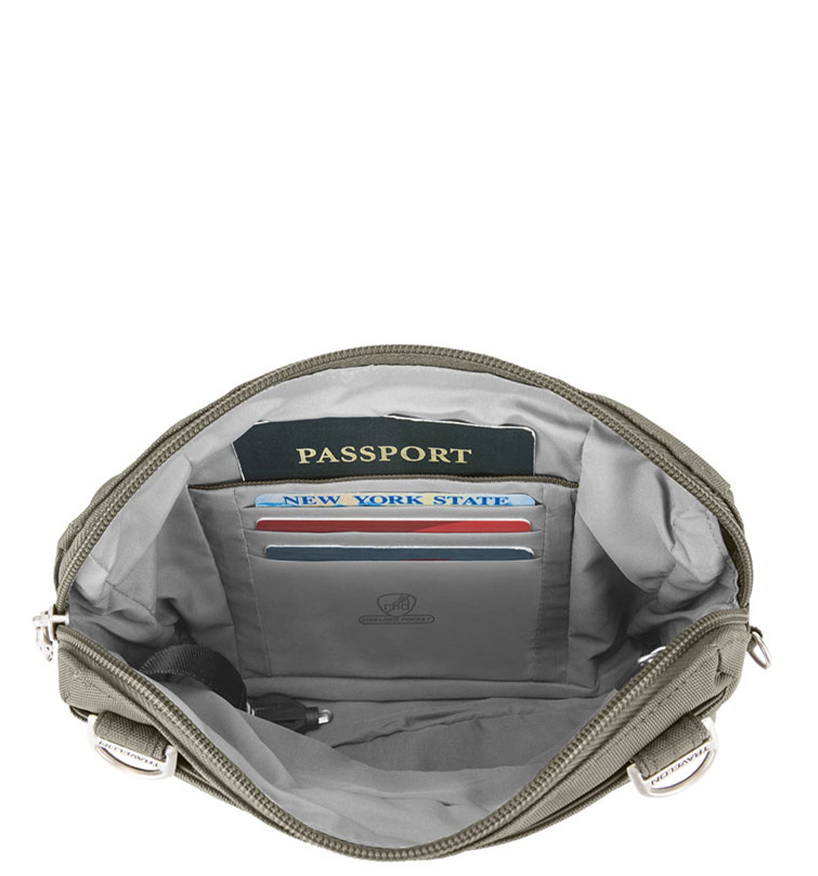 TRAVELONAnti-Theft Classic Convertible Crossbody And Waist Pack