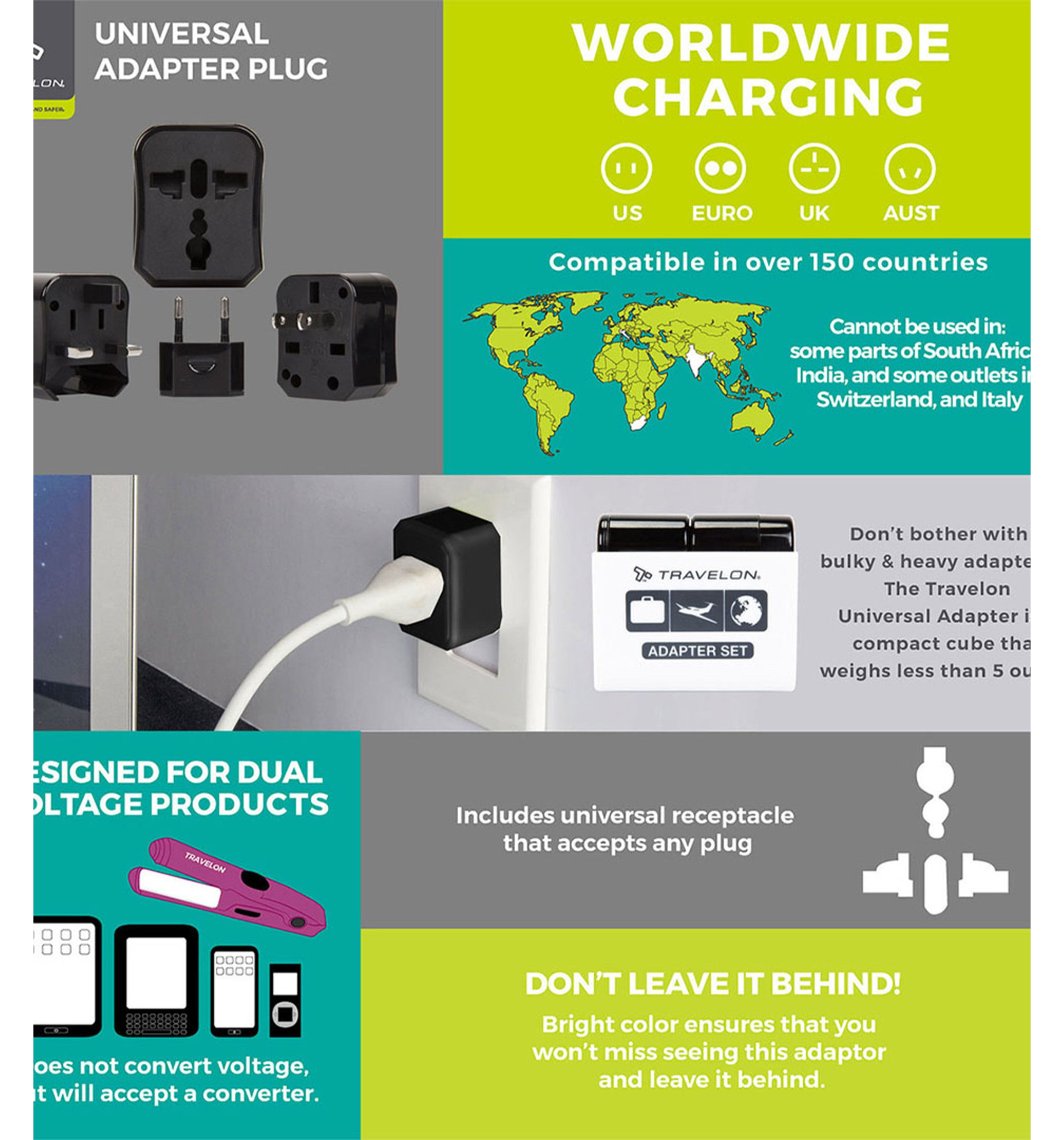 TRAVELONUniversal Adapter Plug