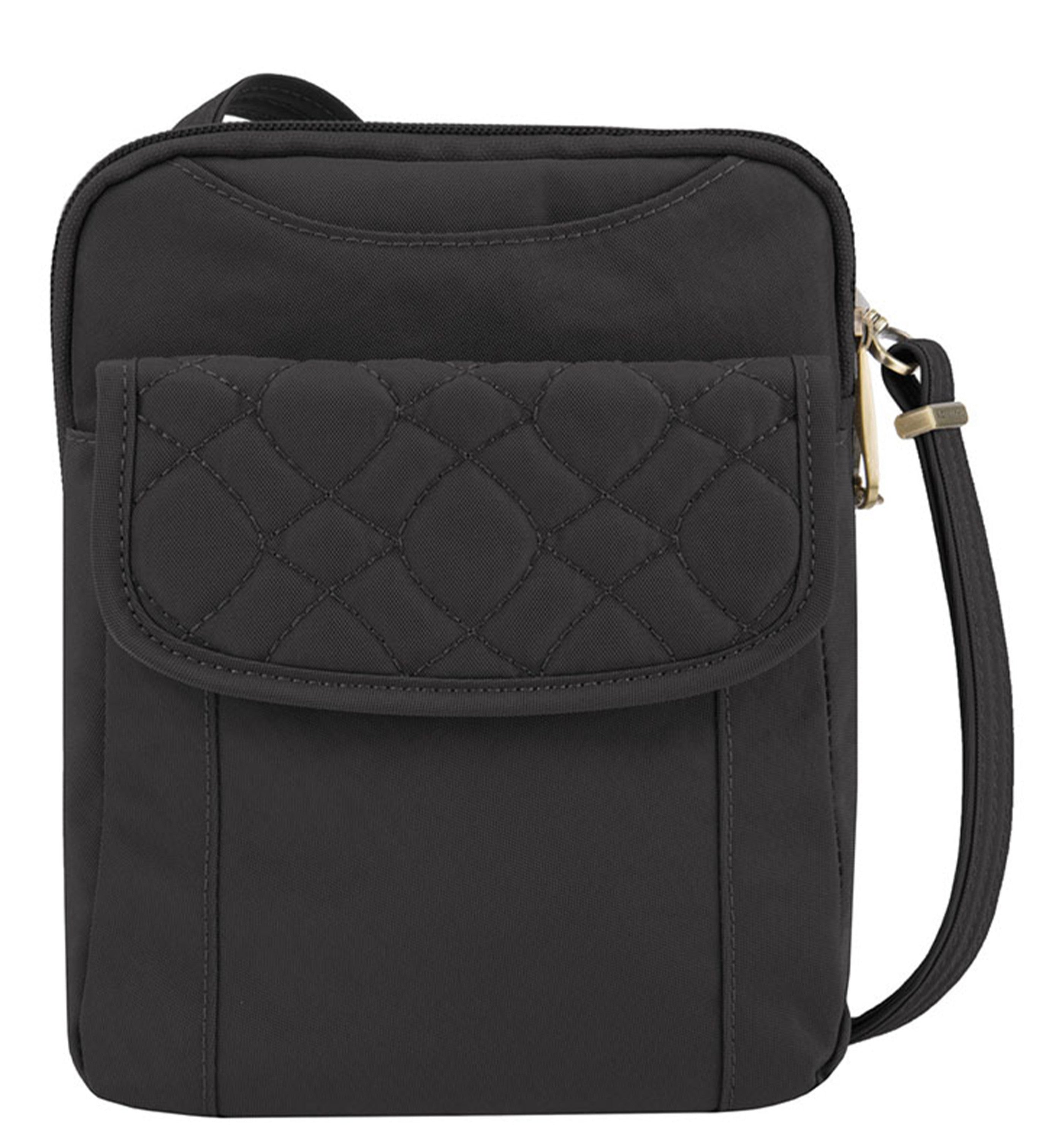 TRAVELONAnti-Theft Signature Quilted Slim Pouch
