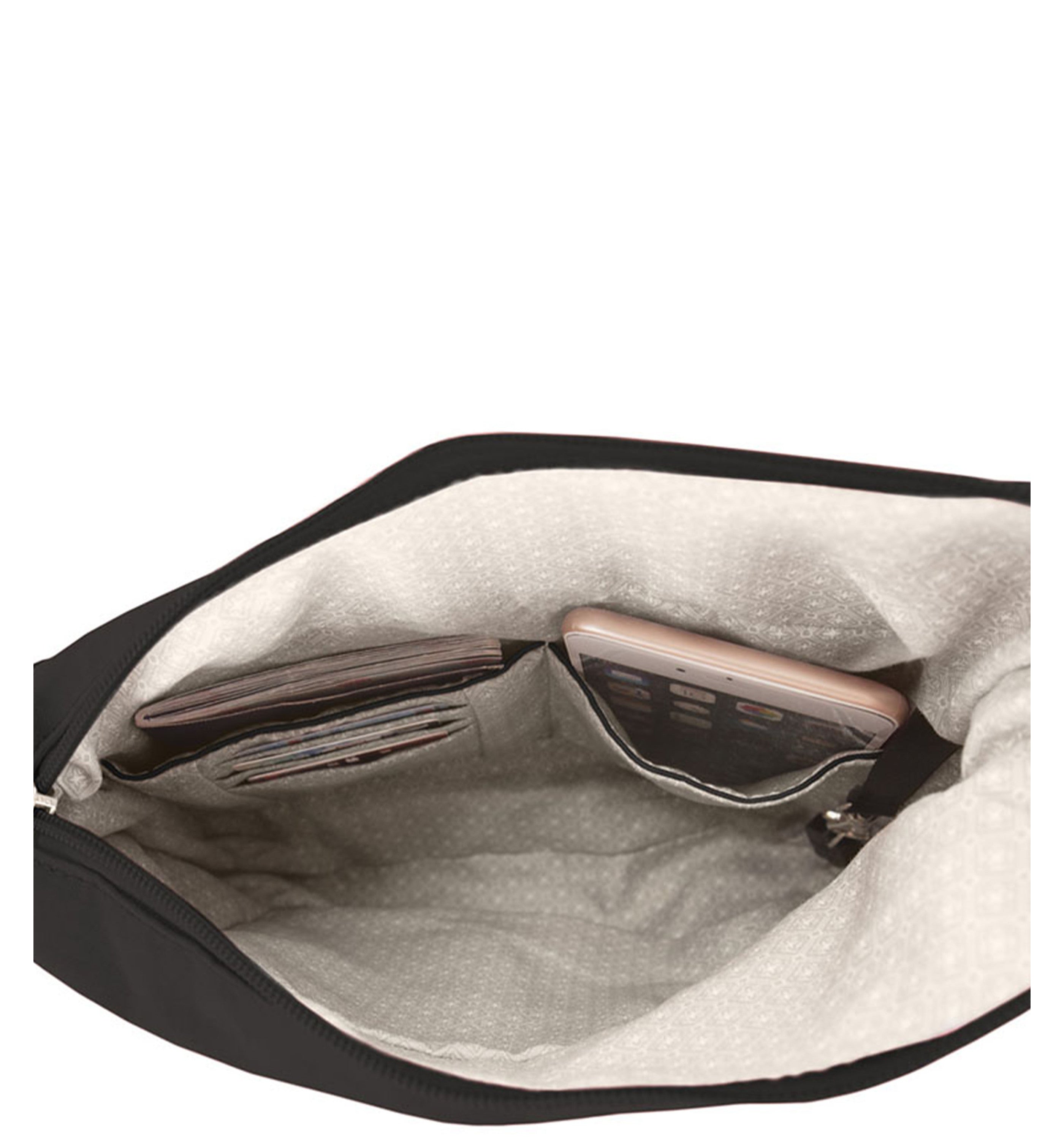 TRAVELONAnti-Theft Essentials N/S Asymmetric Crossbody
