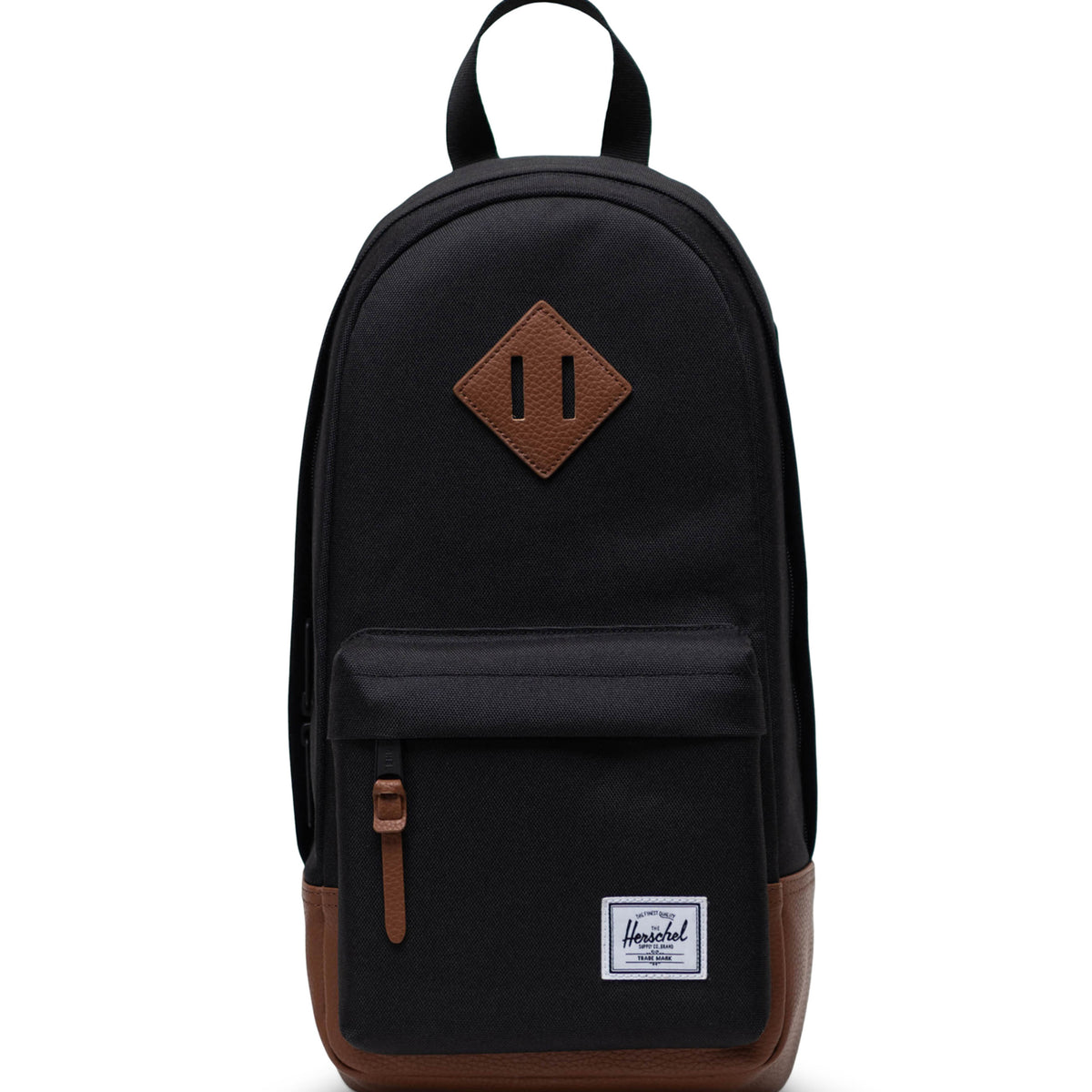 Herschel Heritage Shoulder Bag Black/Tan Crossbody The Travel Club PH